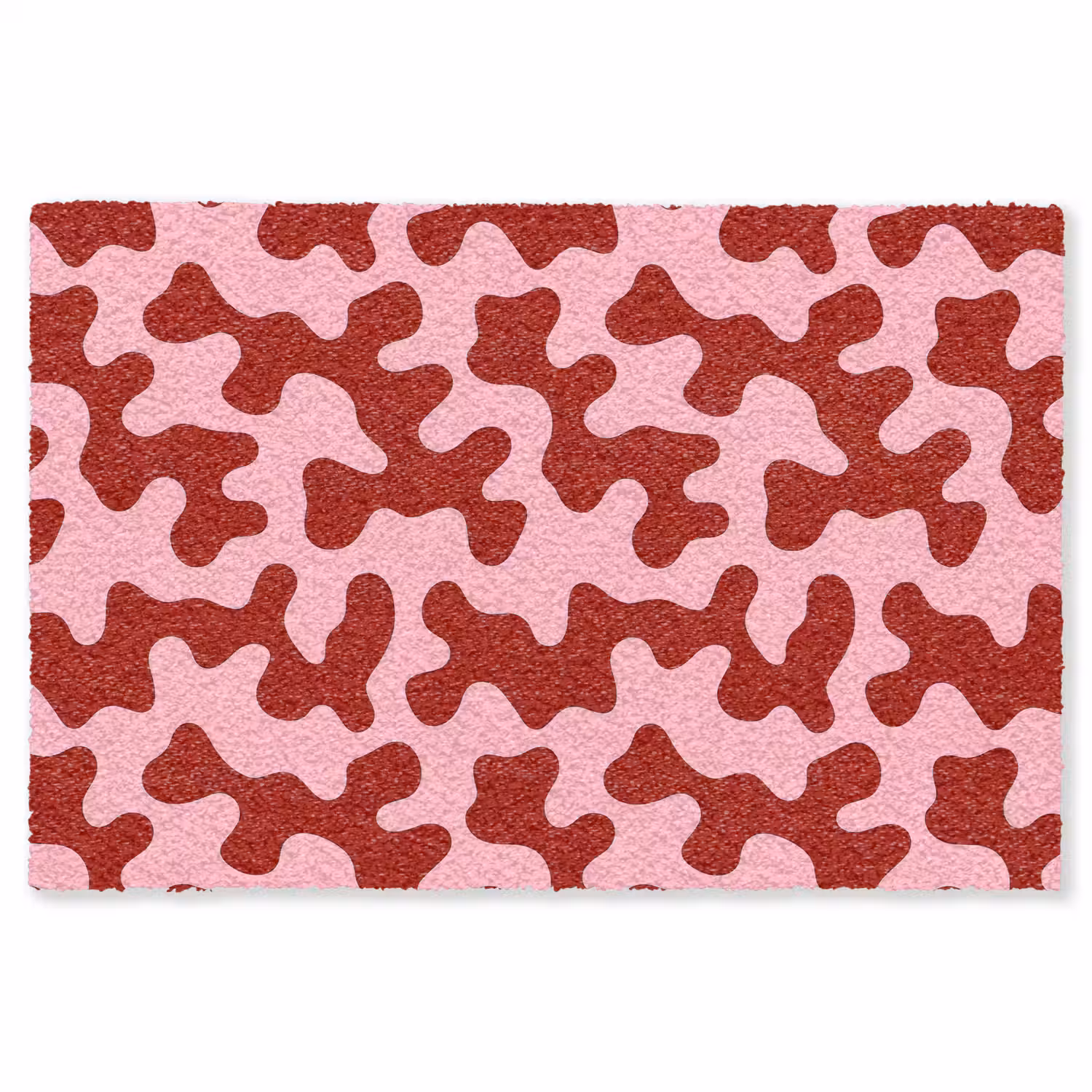 Modern - Abstract - Rood Vloerkleed Rechthoek klein 1091 -3d