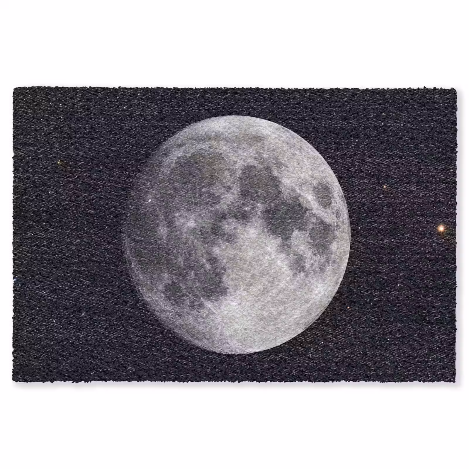 Teppich - Mond – Sterne – Weltraum - Maan - Sterren - Ruimte Vloerkleed Rechthoek klein