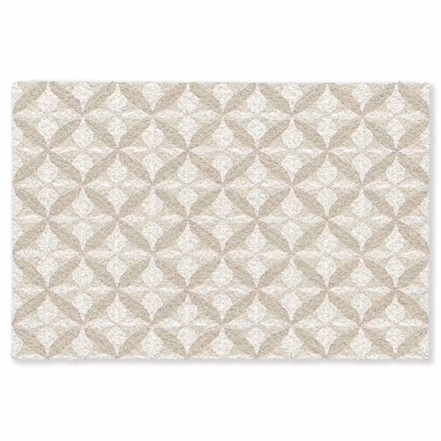 Patroon - Klassiek - Beige Vloerkleed Rechthoek klein 1091 -3d