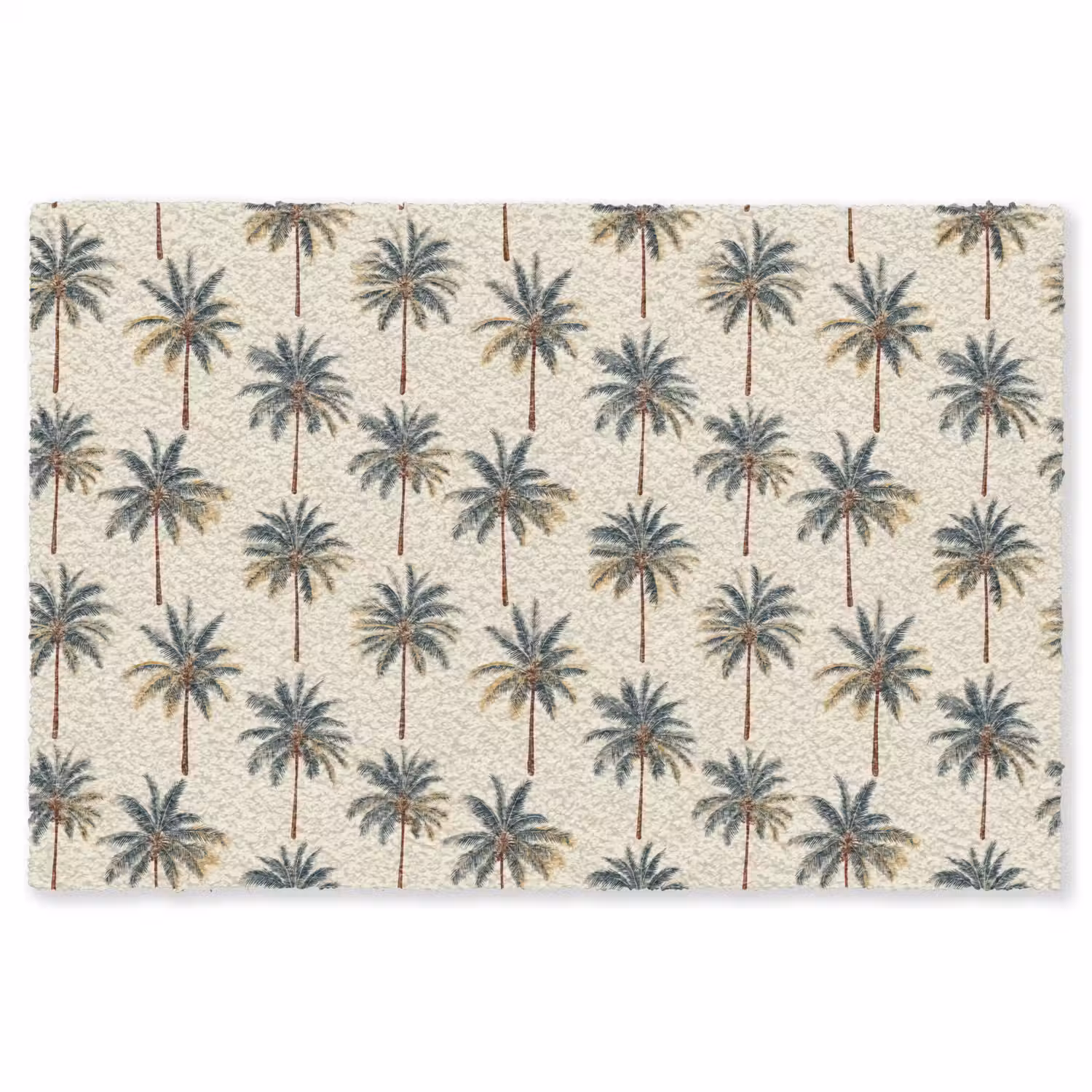 Palmbomen - Tropisch - Groen Vloerkleed Rechthoek klein 1091 -3d