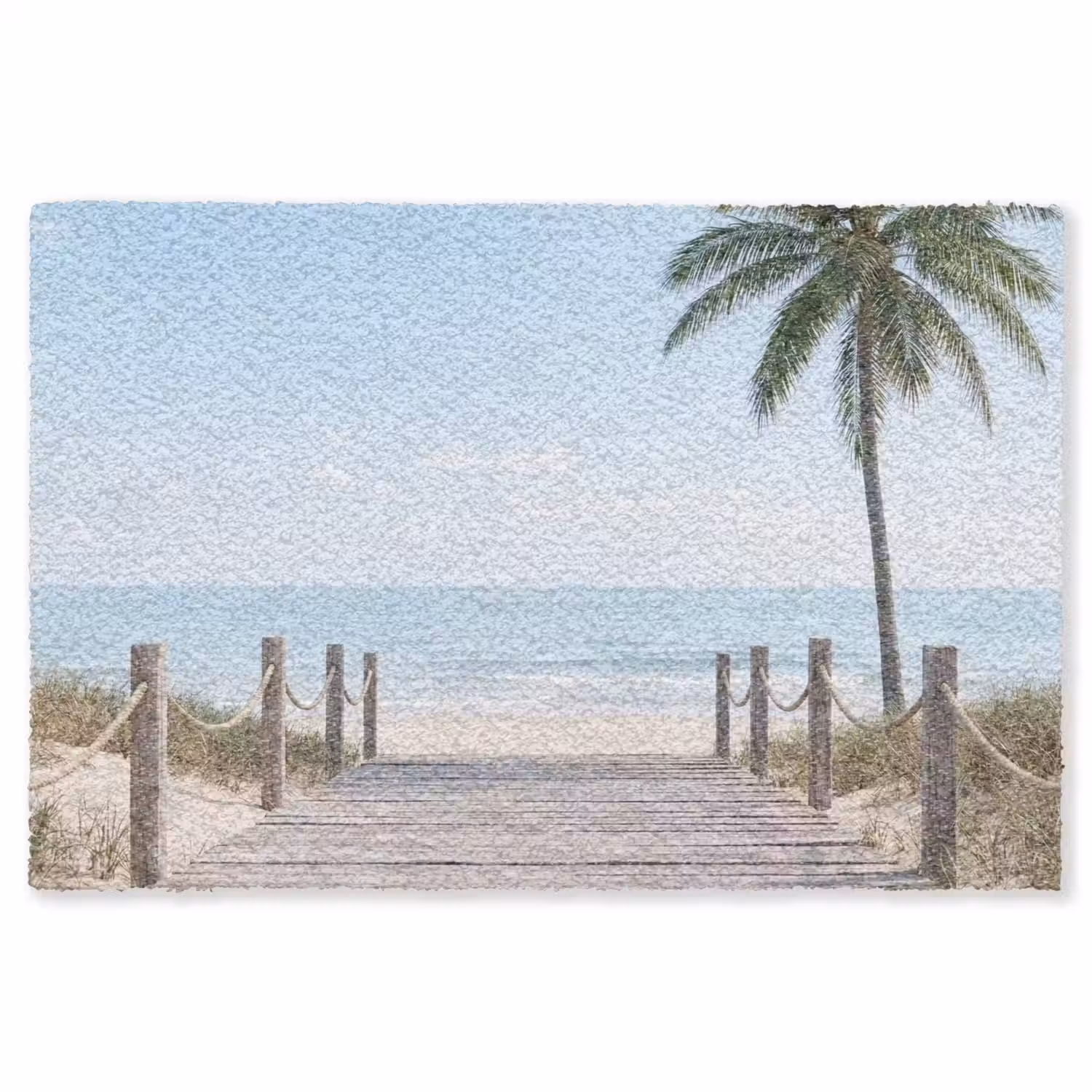 Palmbomen - Pad - Horizon Vloerkleed Rechthoek klein -3d
