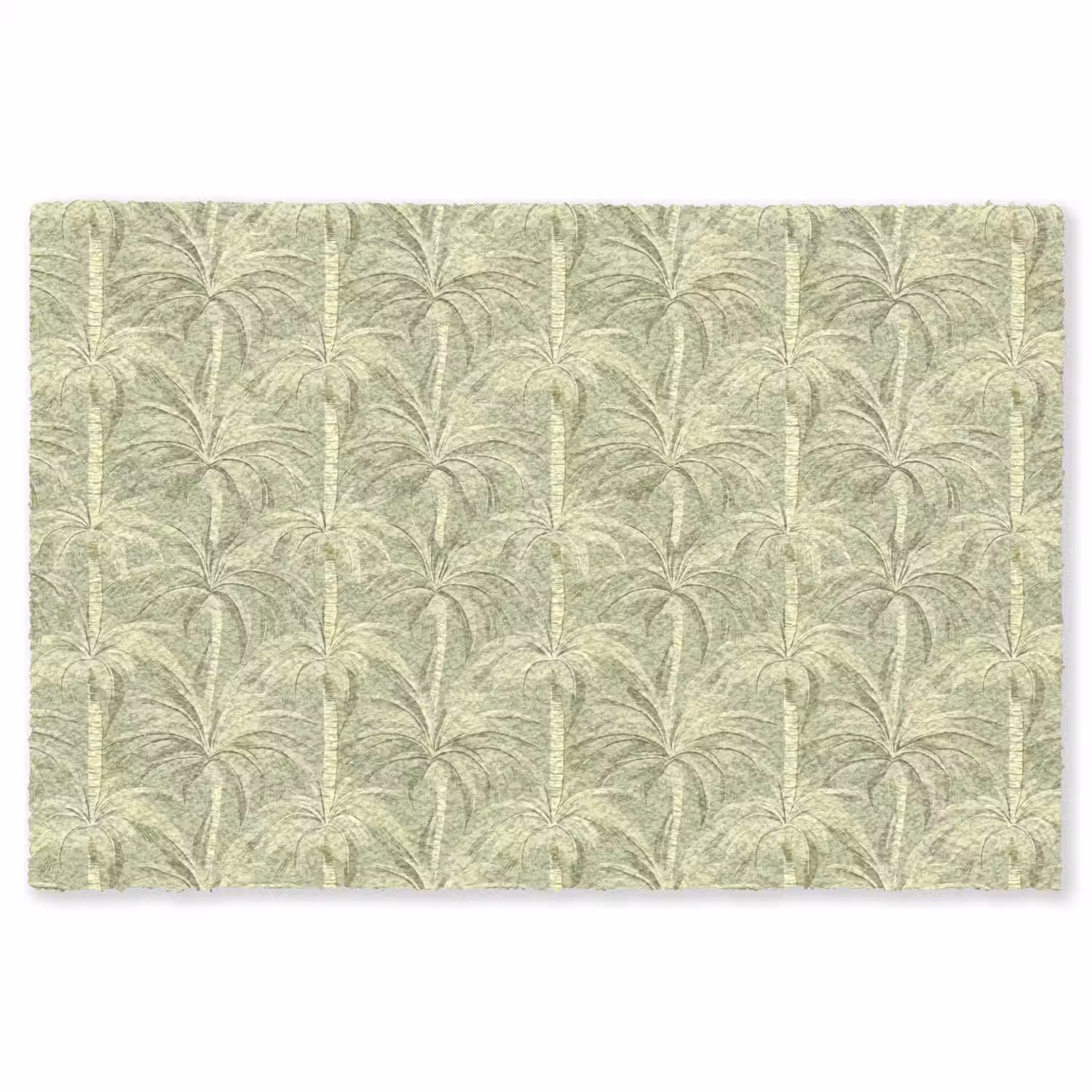 Palmwoud - Tropisch - Groen Vloerkleed Rechthoek klein 1091 -3d