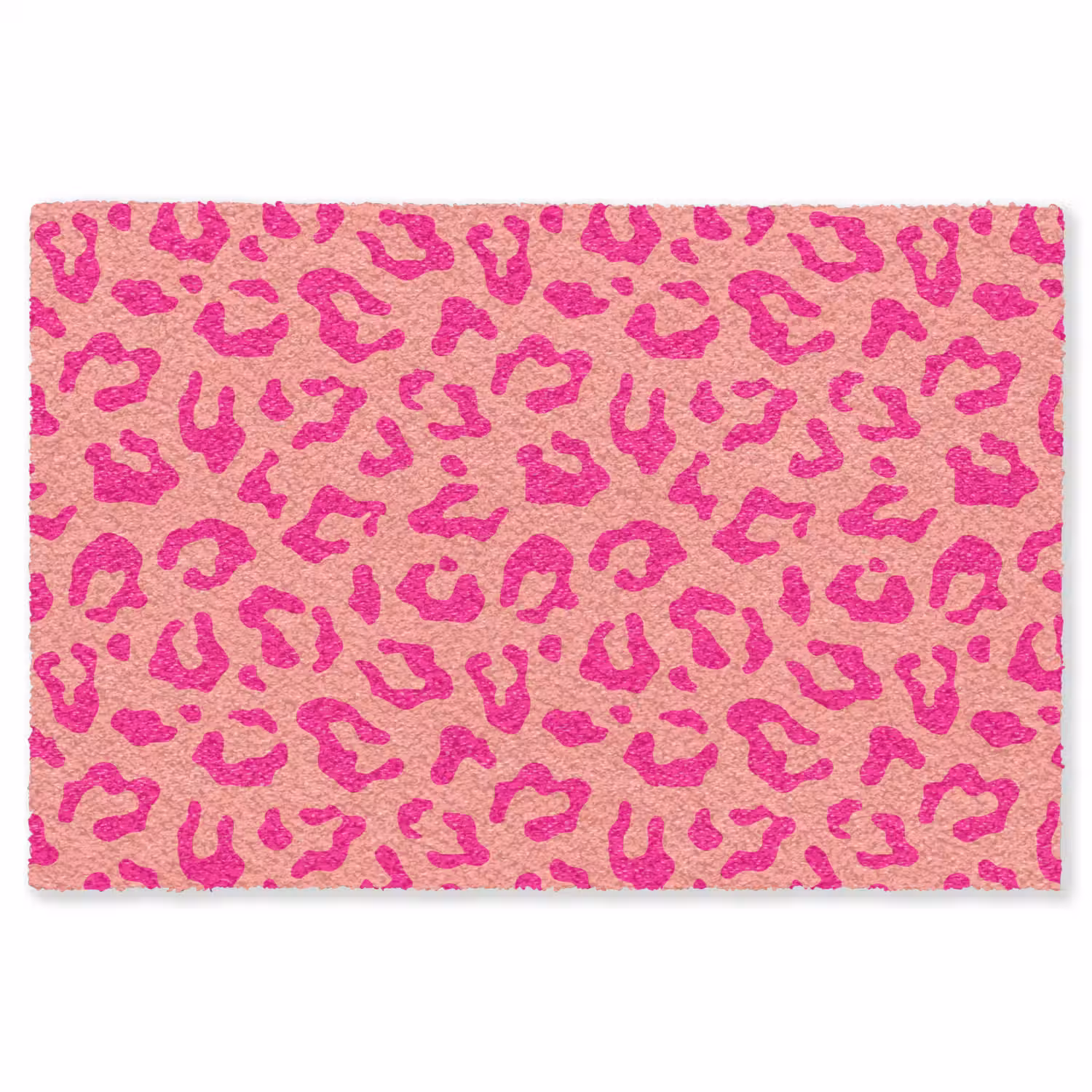 Panterprint - Roze - Dierenprint - Minimalistisch Vloerkleed Rechthoek klein -3d