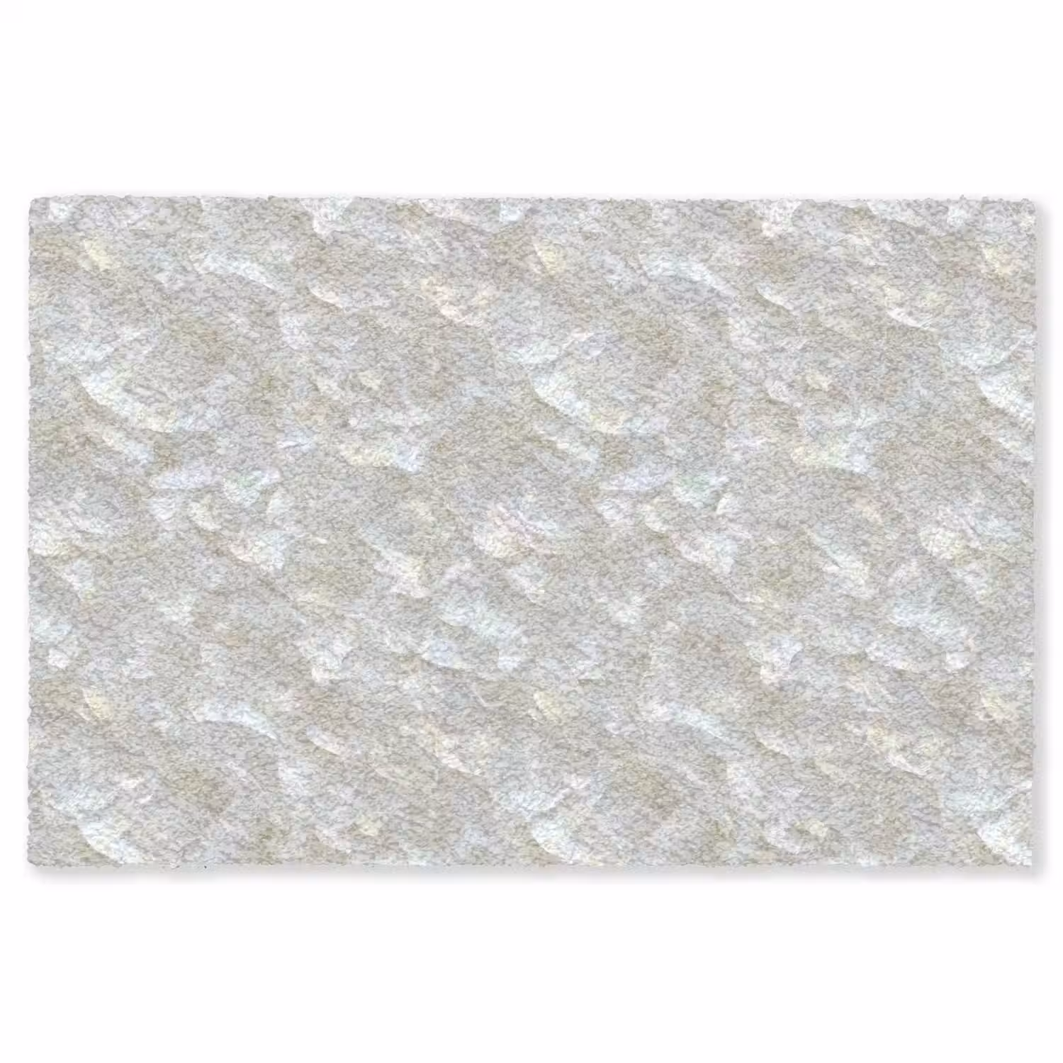 Parelmoerglans - Wit - Schelp Vloerkleed Rechthoek klein 1091 -3d