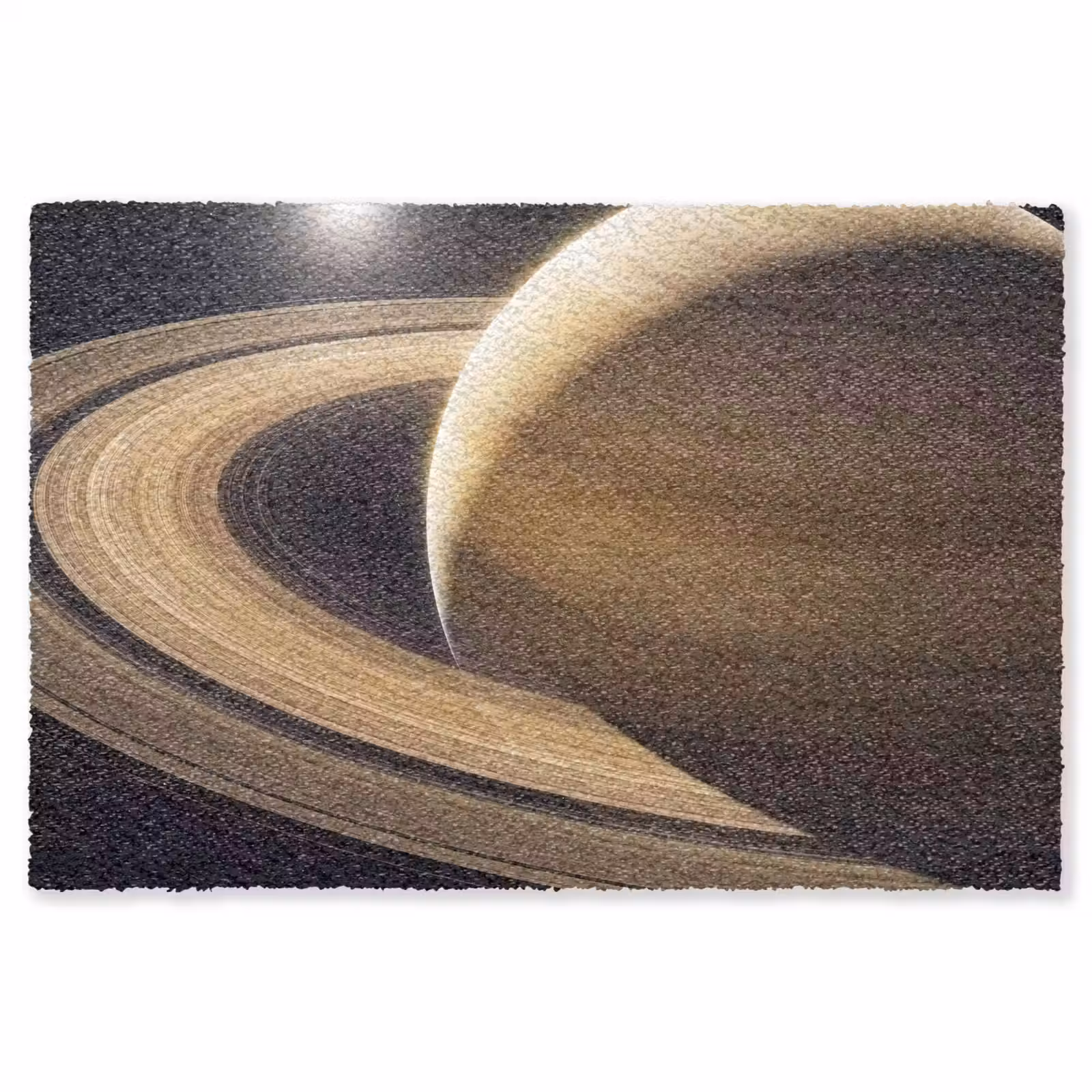 Teppich - Planet – Ringe – Weltraum - Planeet - Ringen - Ruimte Vloerkleed Rechthoek klein
