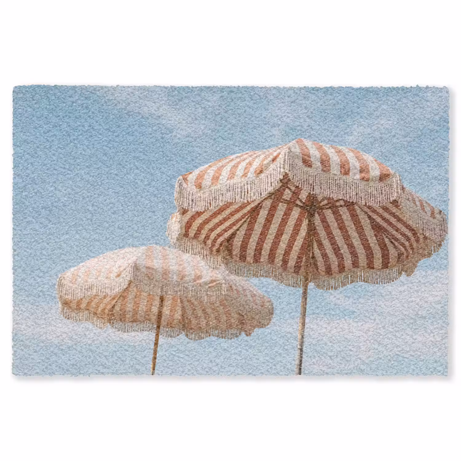 Parasol - Lucht - Rood Vloerkleed Rechthoek klein -3d