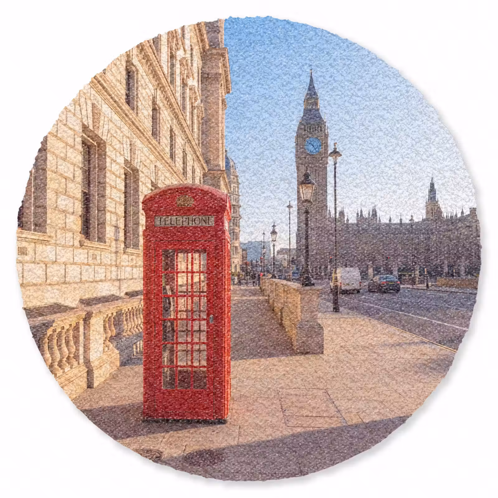 Teppich - Telefonzelle – Rot – London – Stadt – Architektur — 1