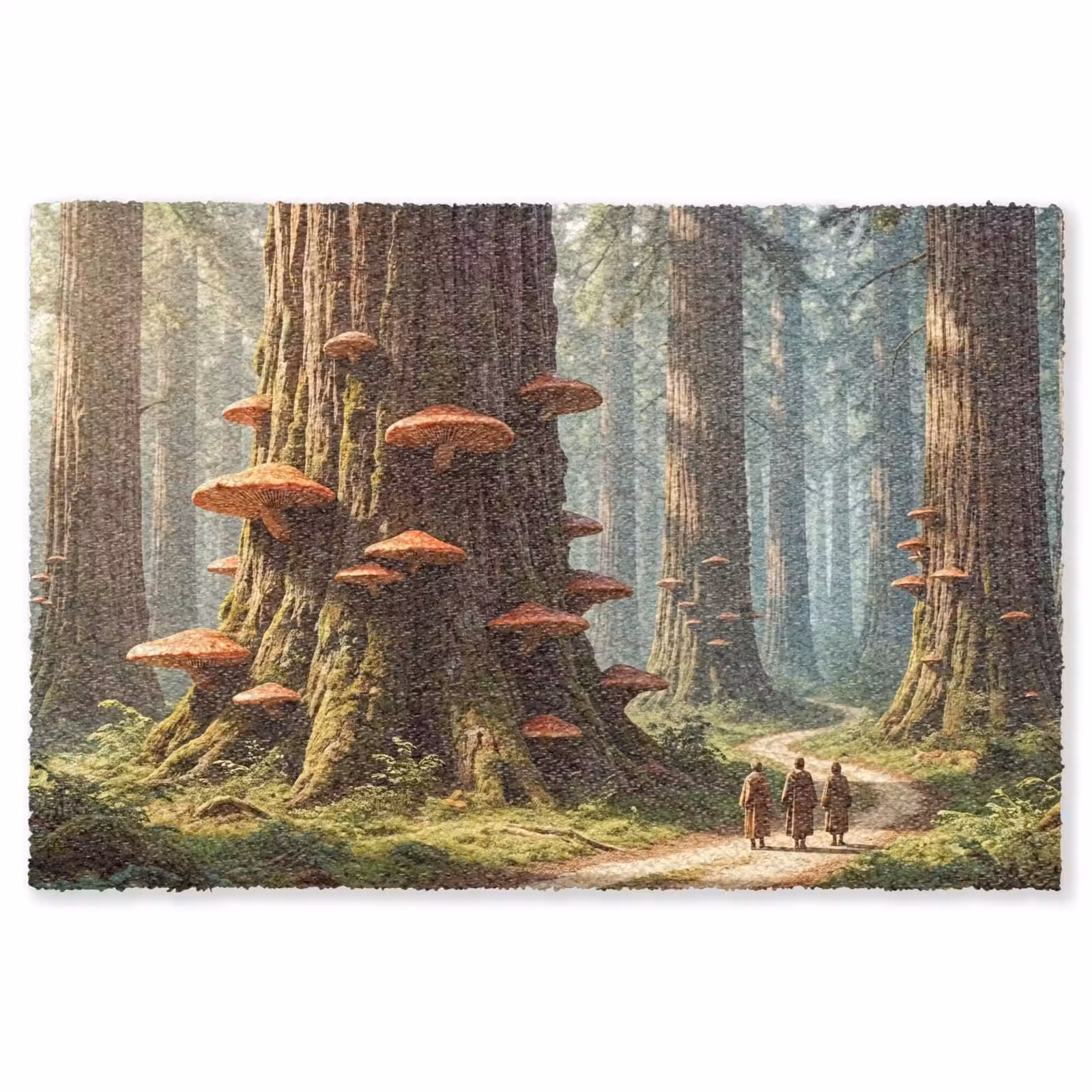 Teppich - Wald – Bäume – Natur - Bos - Bomen - Natuur Vloerkleed Rechthoek klein