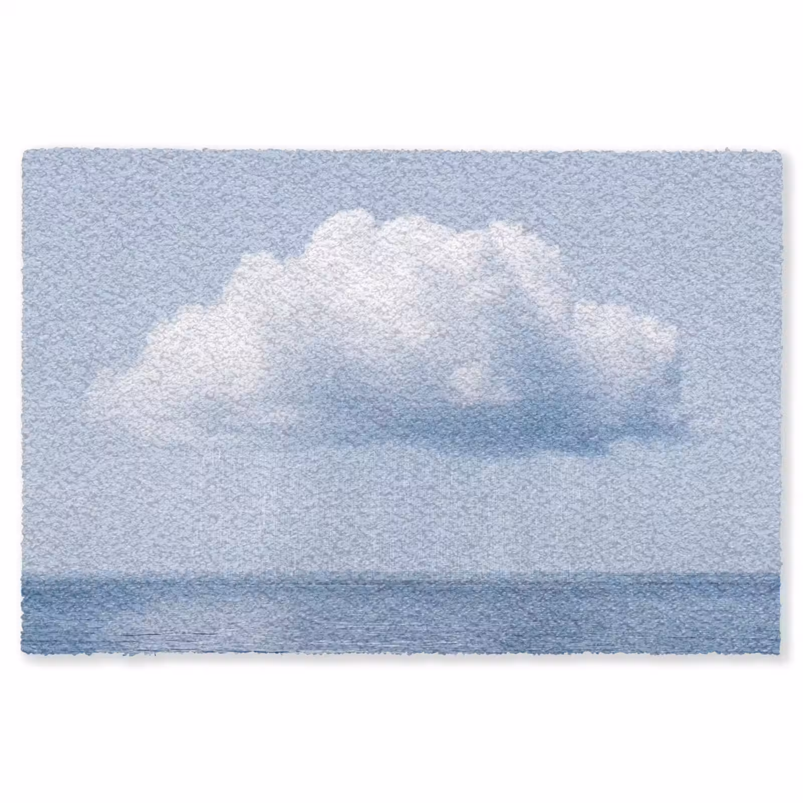 Teppich - Wolke – Regen – Natur - Wolk - Regen - Natuur Vloerkleed Rechthoek klein
