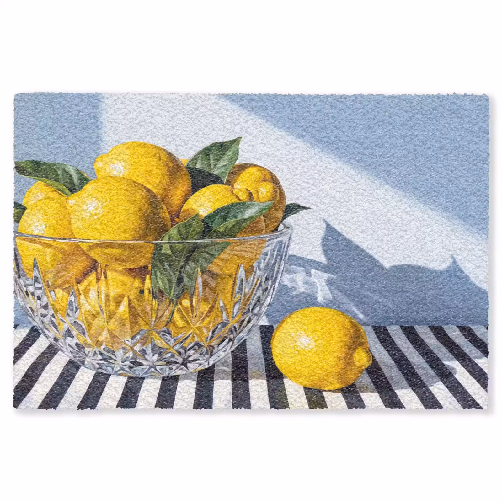 Teppich - Zitronen – Obst – Gelb - Citroenen - Fruit - Geel Vloerkleed Rechthoek klein