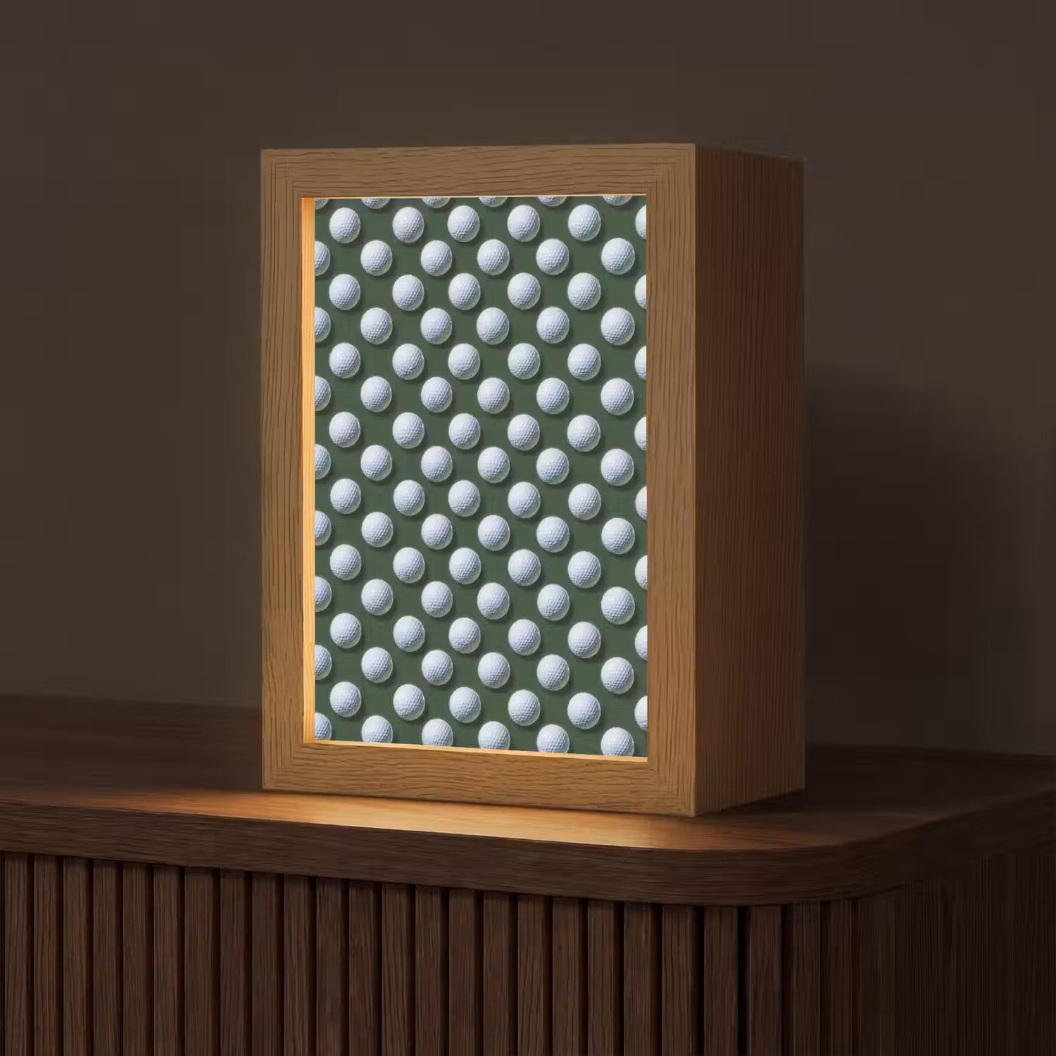 Ballen - Golf - Groen Light Box met kabel (Tafellamp) klein 925 -z3d_website