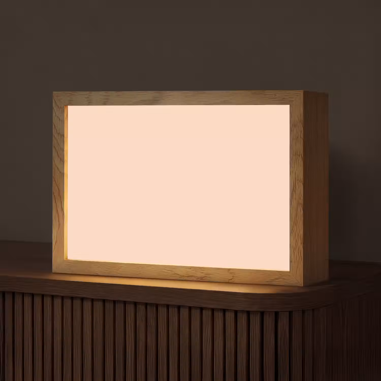 Pale - Peach - Nude Light Box met kabel (Tafellamp) klein 924 -z3d_website