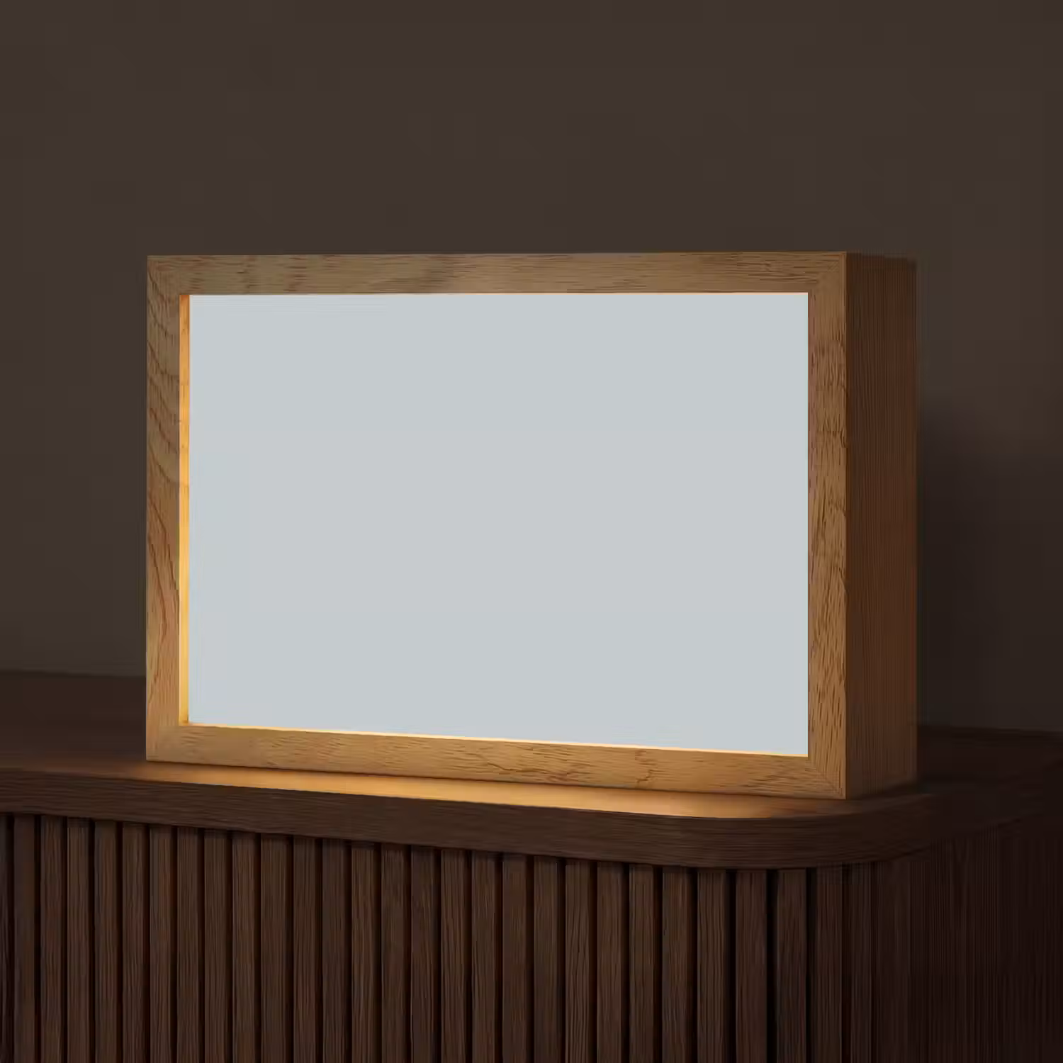 Blue - Bay - Blauw Light Box met kabel (Tafellamp) klein 924 -z3d_website