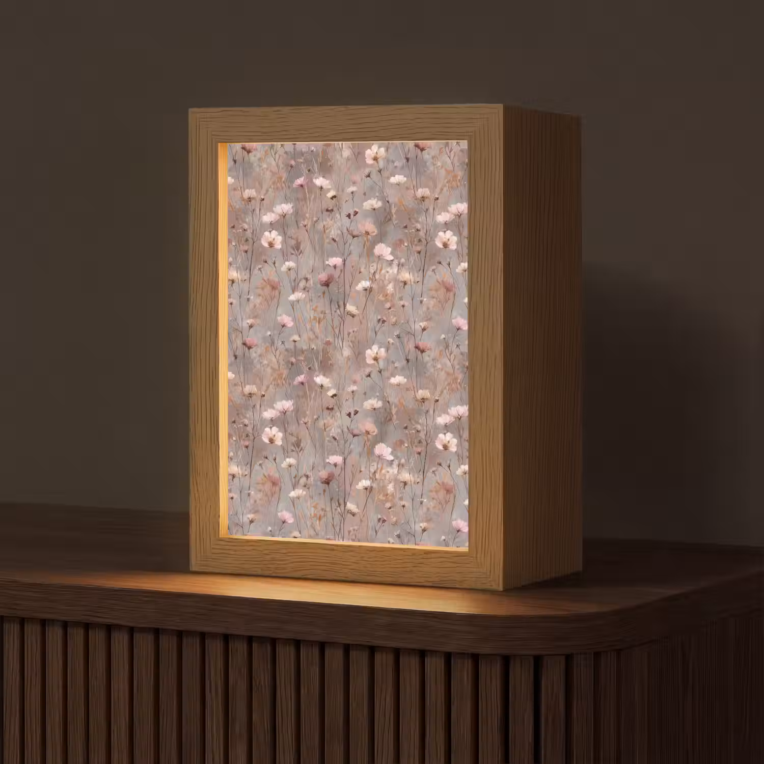 Bloemen - Wild - Pastel Light Box met kabel (Tafellamp) klein 925 -z3d_website