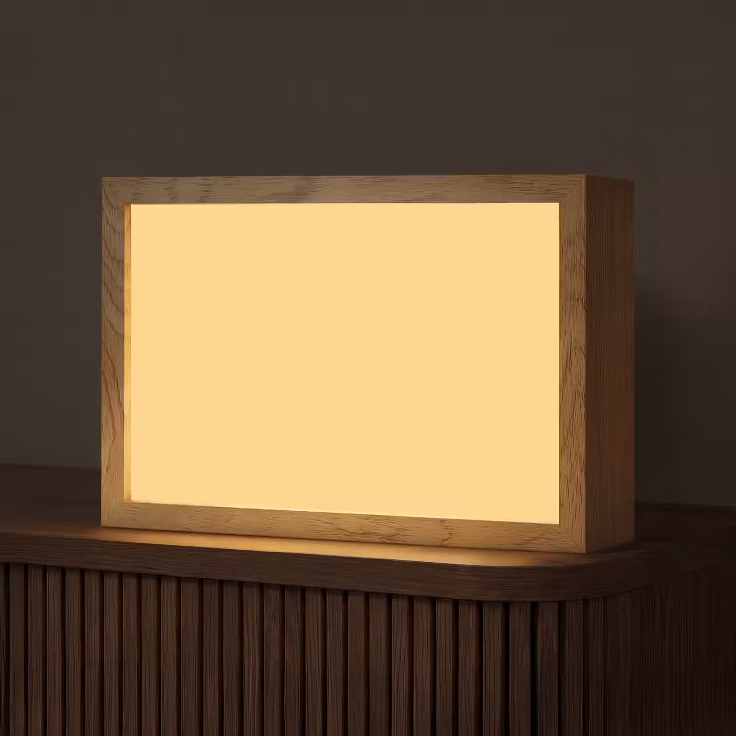 Butter - Geel - Yellow Light Box met kabel (Tafellamp) klein 924 -z3d_website