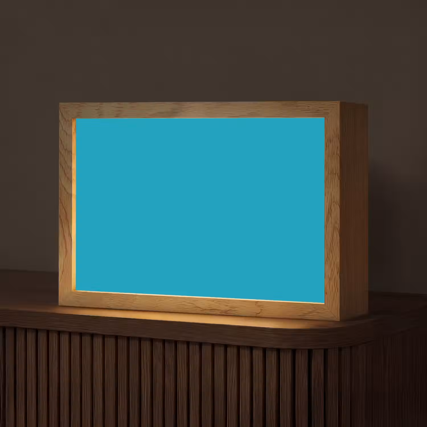 Deep - Turquoise - Turkoois Light Box met kabel (Tafellamp) klein 924 -z3d_website