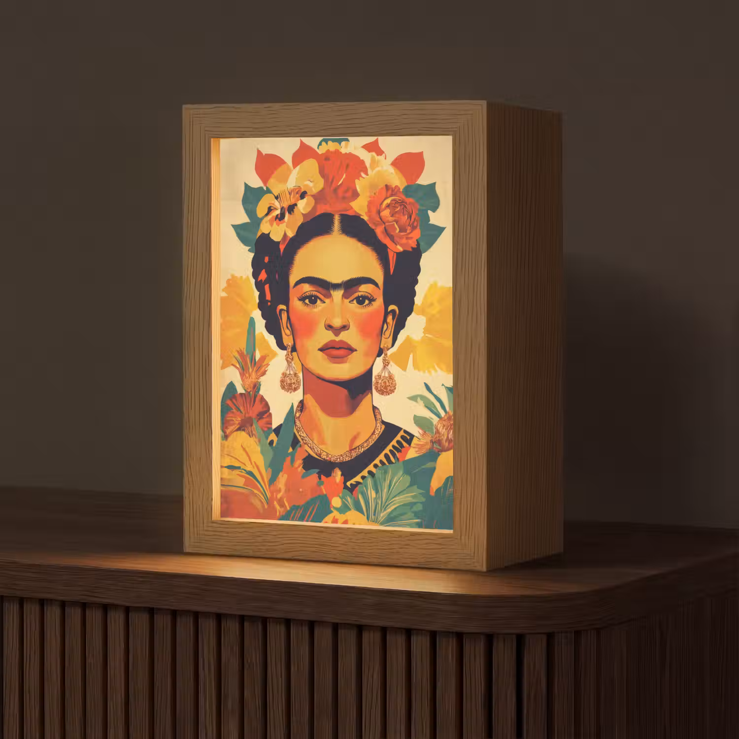 Vrouwelijk - Bloemen - Sieraden Light Box met kabel (Tafellamp) klein -z3d_website