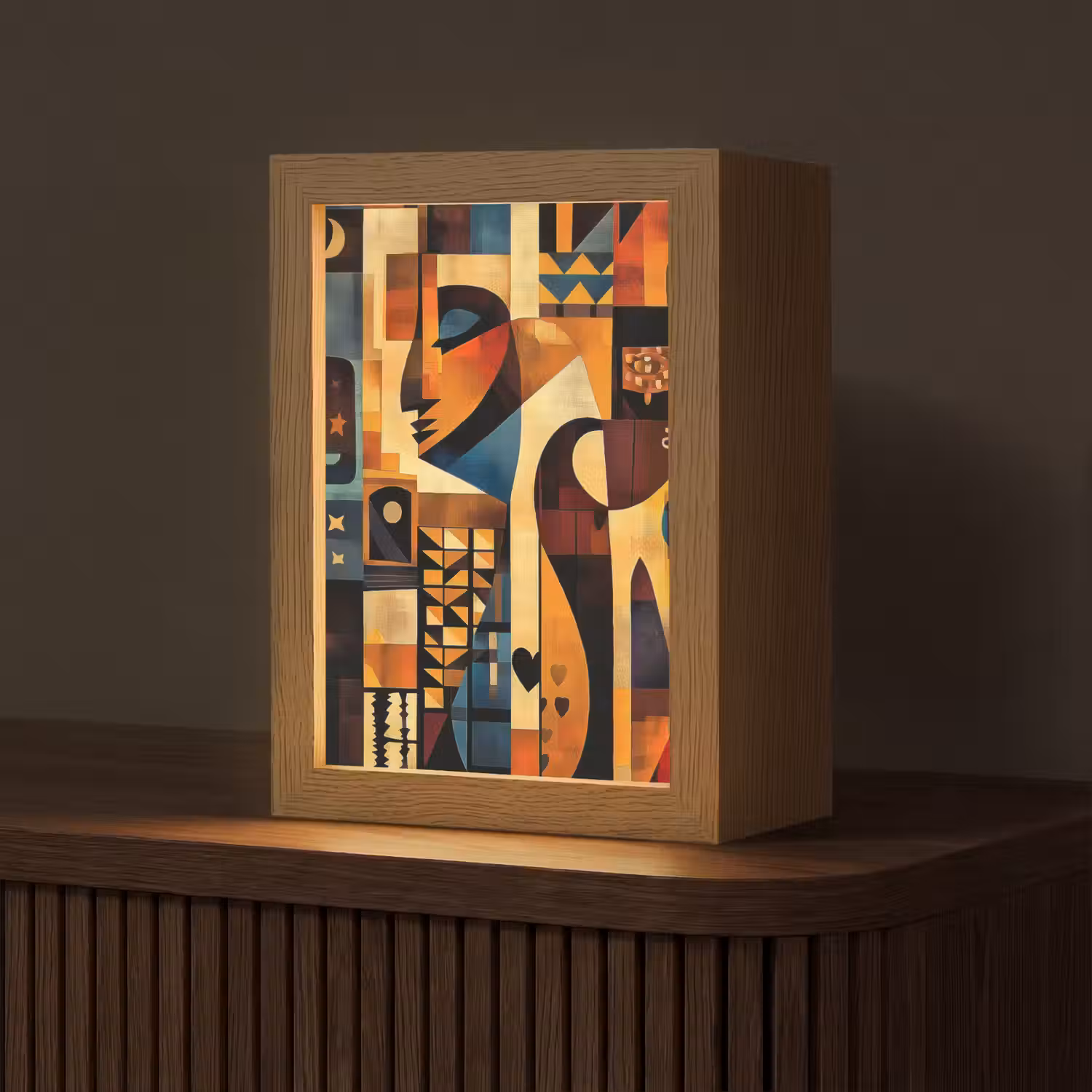 Figuren - Abstract - Symbolen Light Box met kabel (Tafellamp) klein -z3d_website