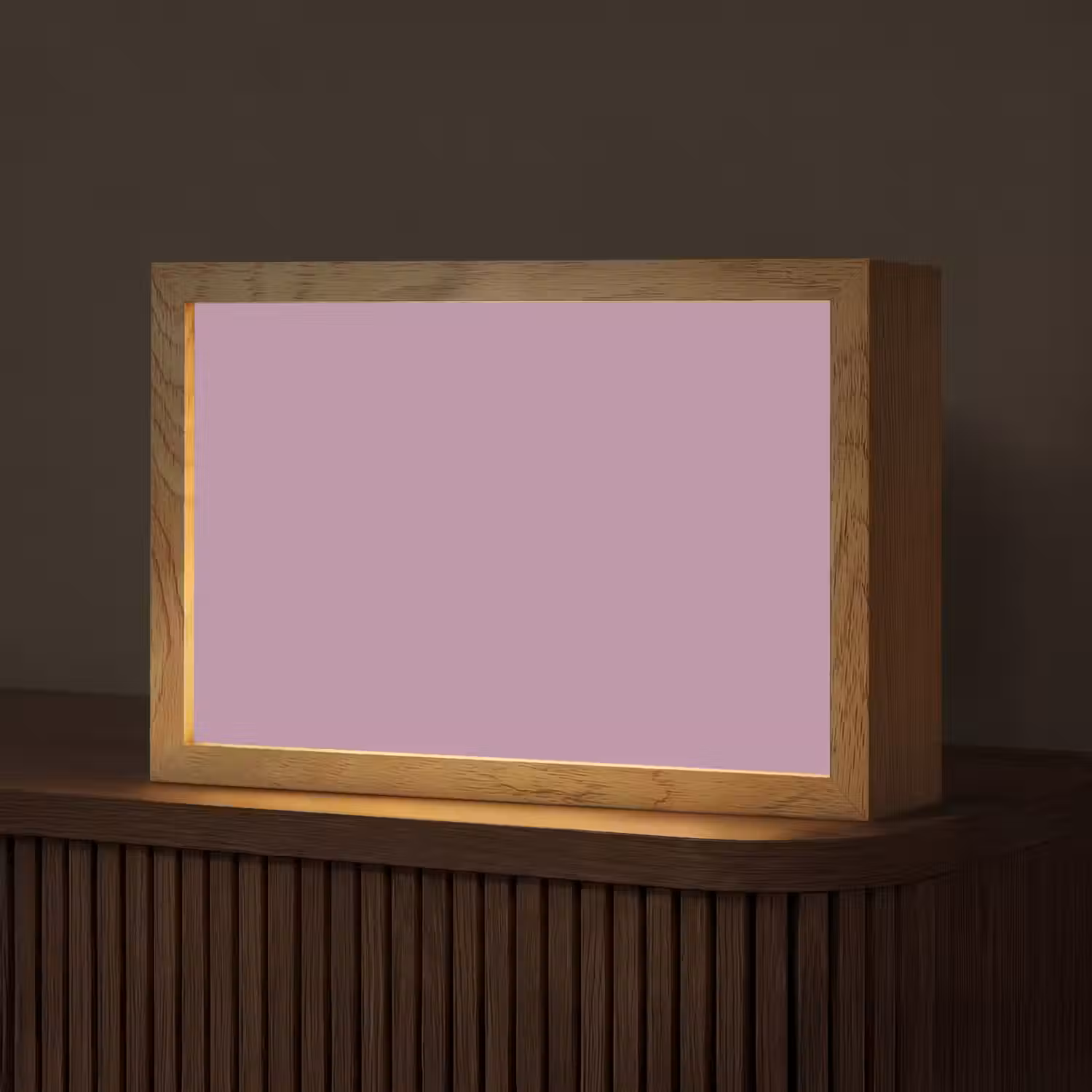 Lilac - Paars - Mauve Light Box met kabel (Tafellamp) klein 924 -z3d_website