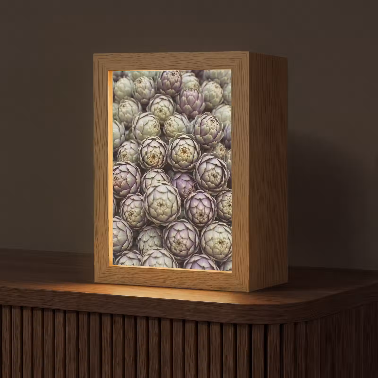 Tischlampe - Gemüse – Frisch – Essen - Groenten - Vers - Eten Light Box met kabel (Tafellamp) klein