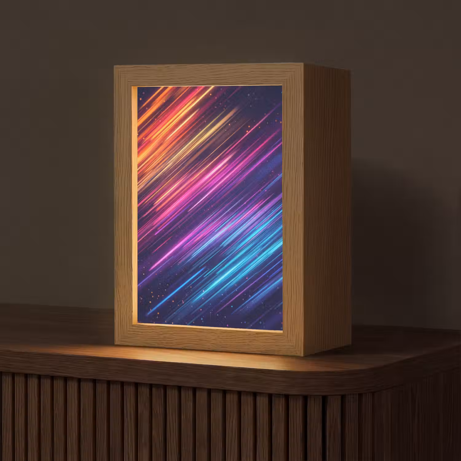 Snelheid - Kosmos - Kleurrijk Light Box met kabel (Tafellamp) klein -z3d_website