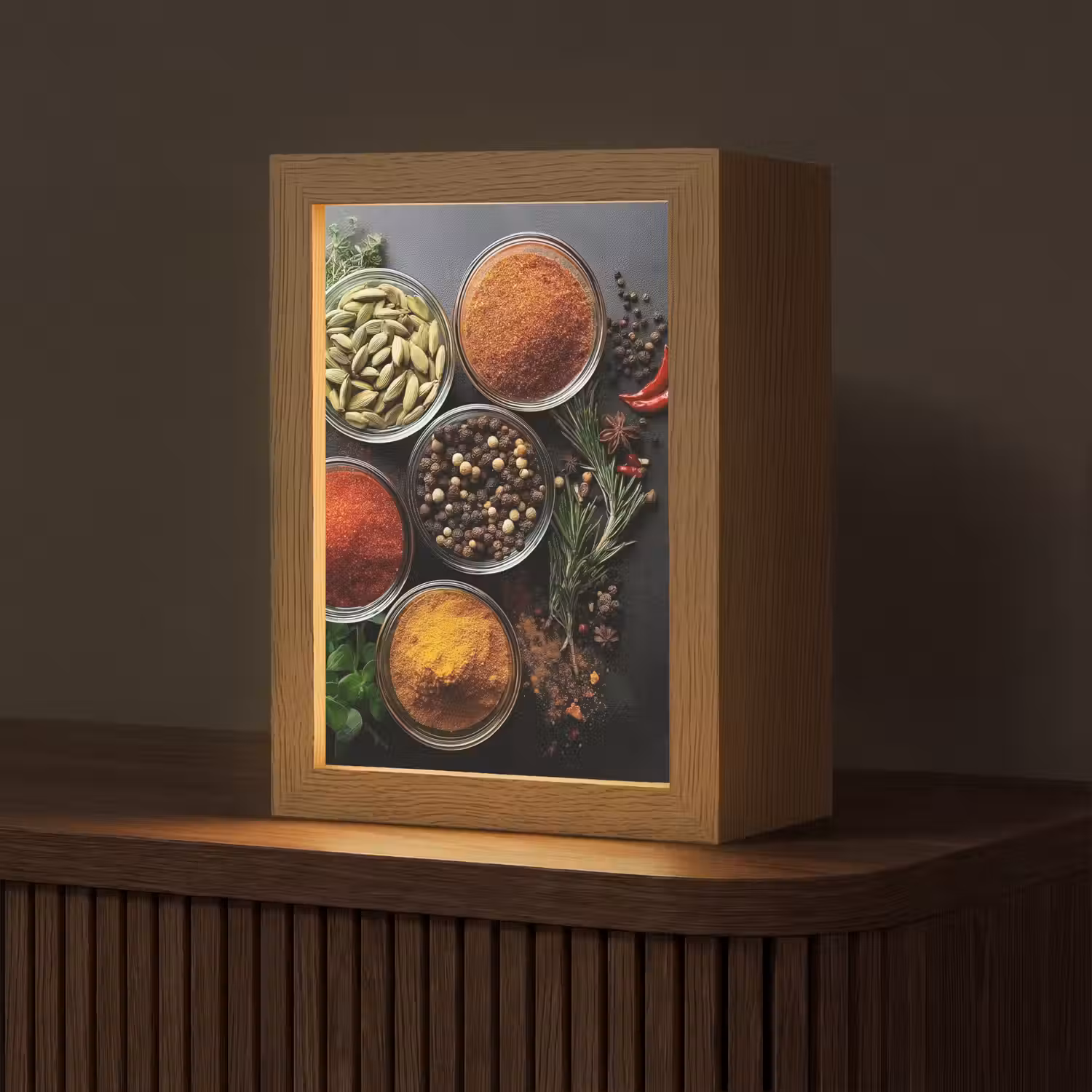 Glazen - Bakjes - Blaadjes - Kruiden Light Box met kabel (Tafellamp) klein -z3d_website