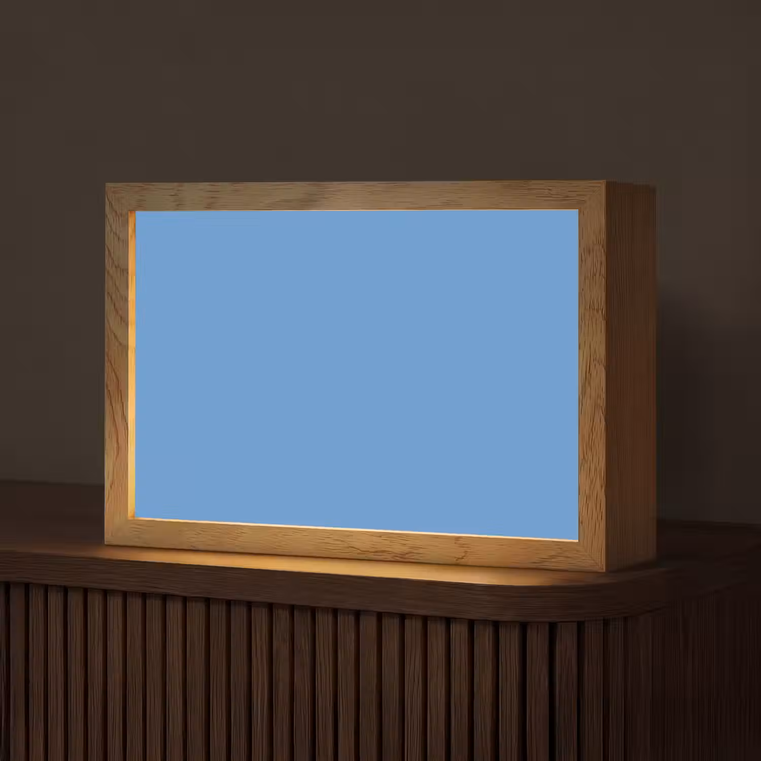 Cornflower - Blue - Blauw Light Box met kabel (Tafellamp) klein 924 -z3d_website