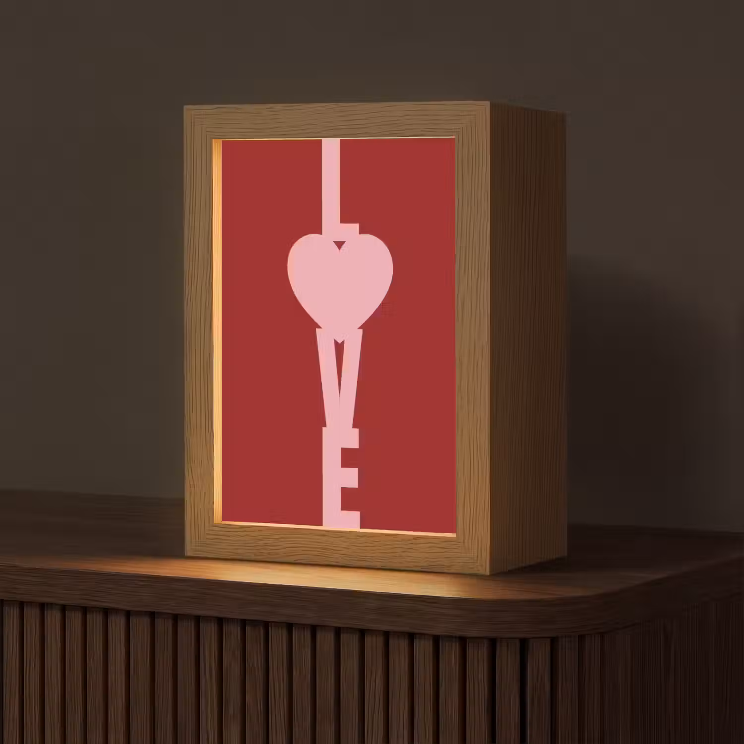 Love - Hart - Rood Light Box met kabel (Tafellamp) klein -z3d_website