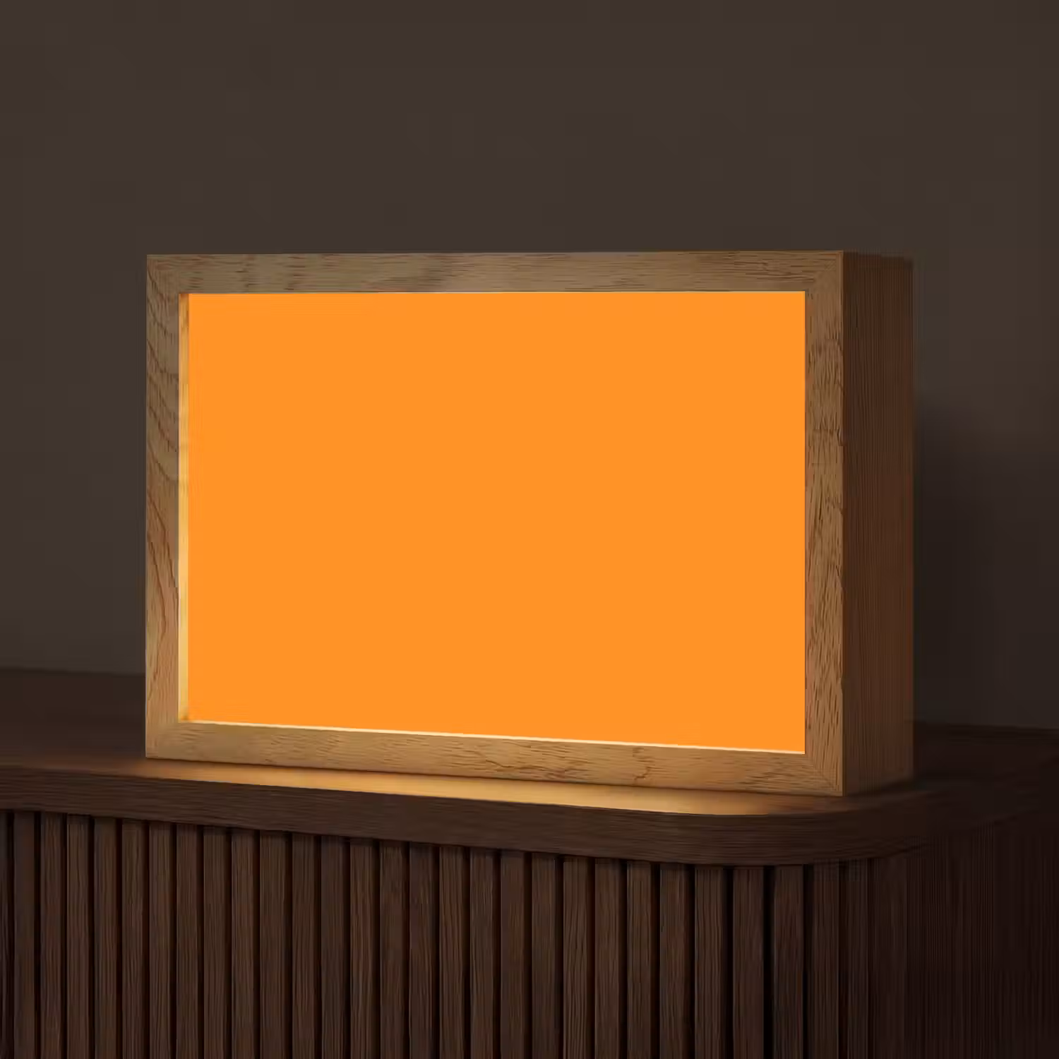 Marigold - Glow - Oranje Light Box met kabel (Tafellamp) klein 924 -z3d_website