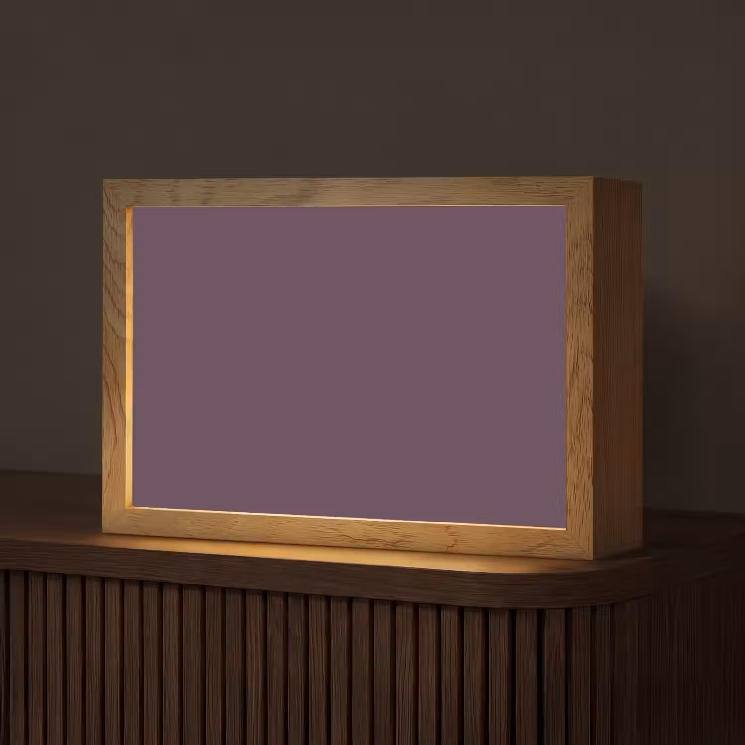 Midnight - Plum - Paars Light Box met kabel (Tafellamp) klein 924 -z3d_website