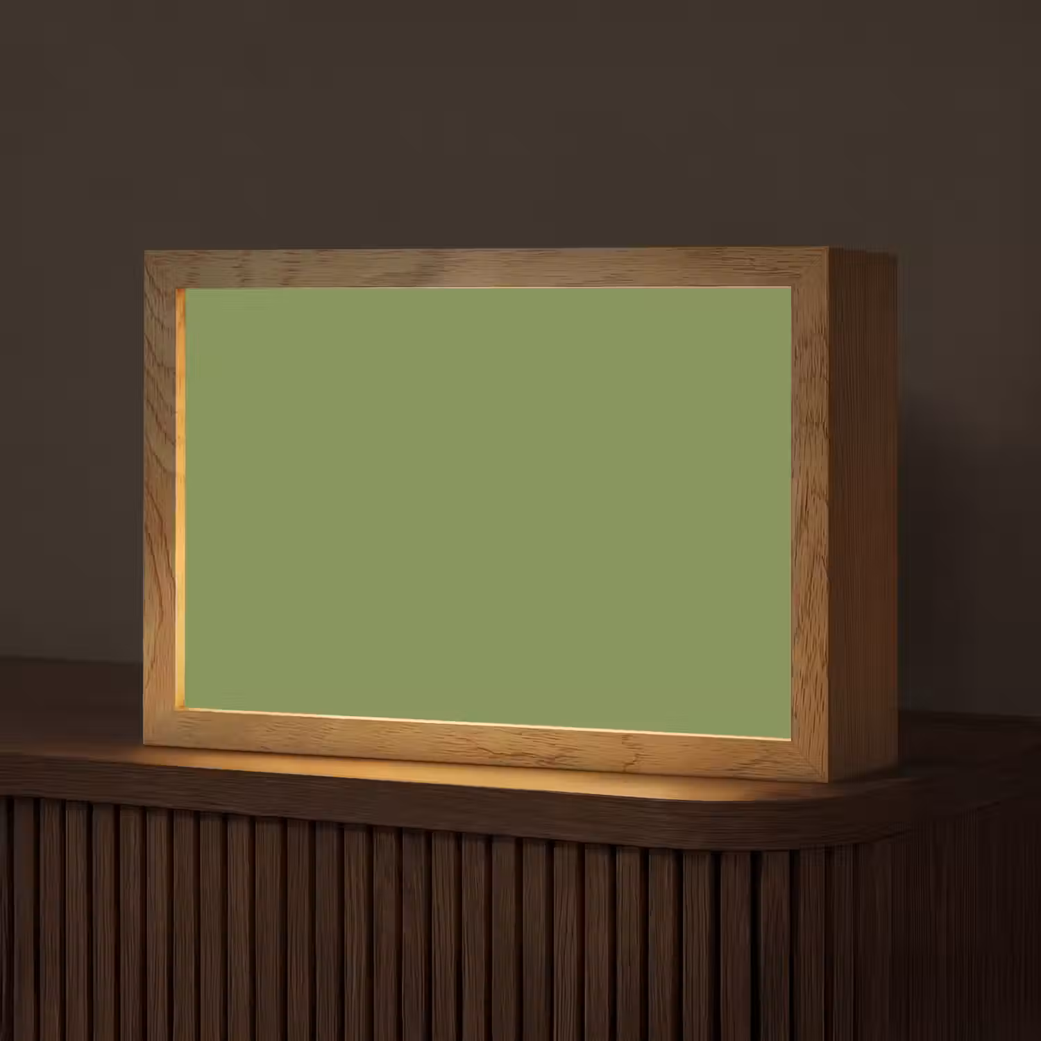Moss - Green - Groen Light Box met kabel (Tafellamp) klein 924 -z3d_website