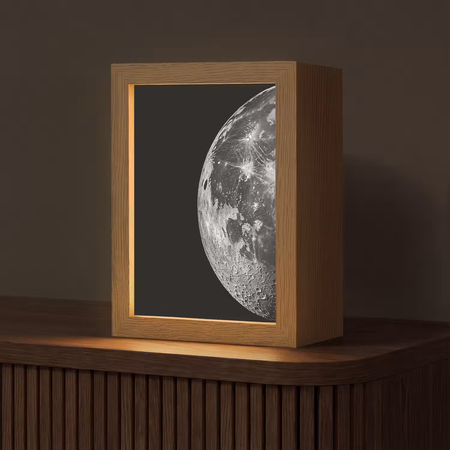 Close-up - Maan - Wit - Textuur Light Box met kabel (Tafellamp) klein -z3d_website