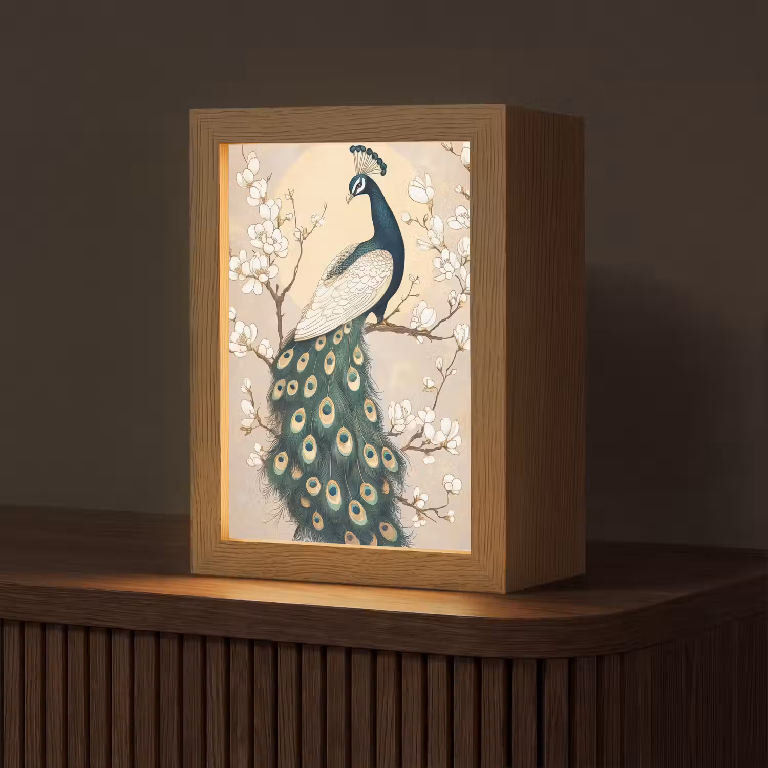 Pauw - Tak - Bloemen Light Box met kabel (Tafellamp) klein -z3d_website