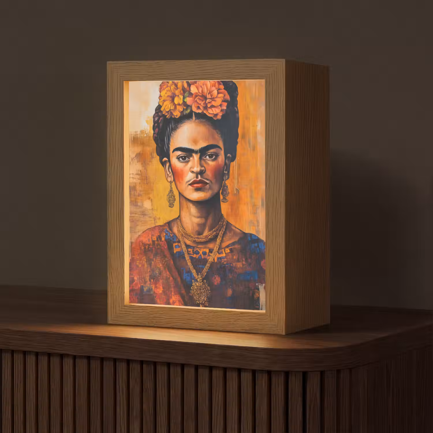 Portret - Sieraden - Schilderachtig Light Box met kabel (Tafellamp) klein -z3d_website