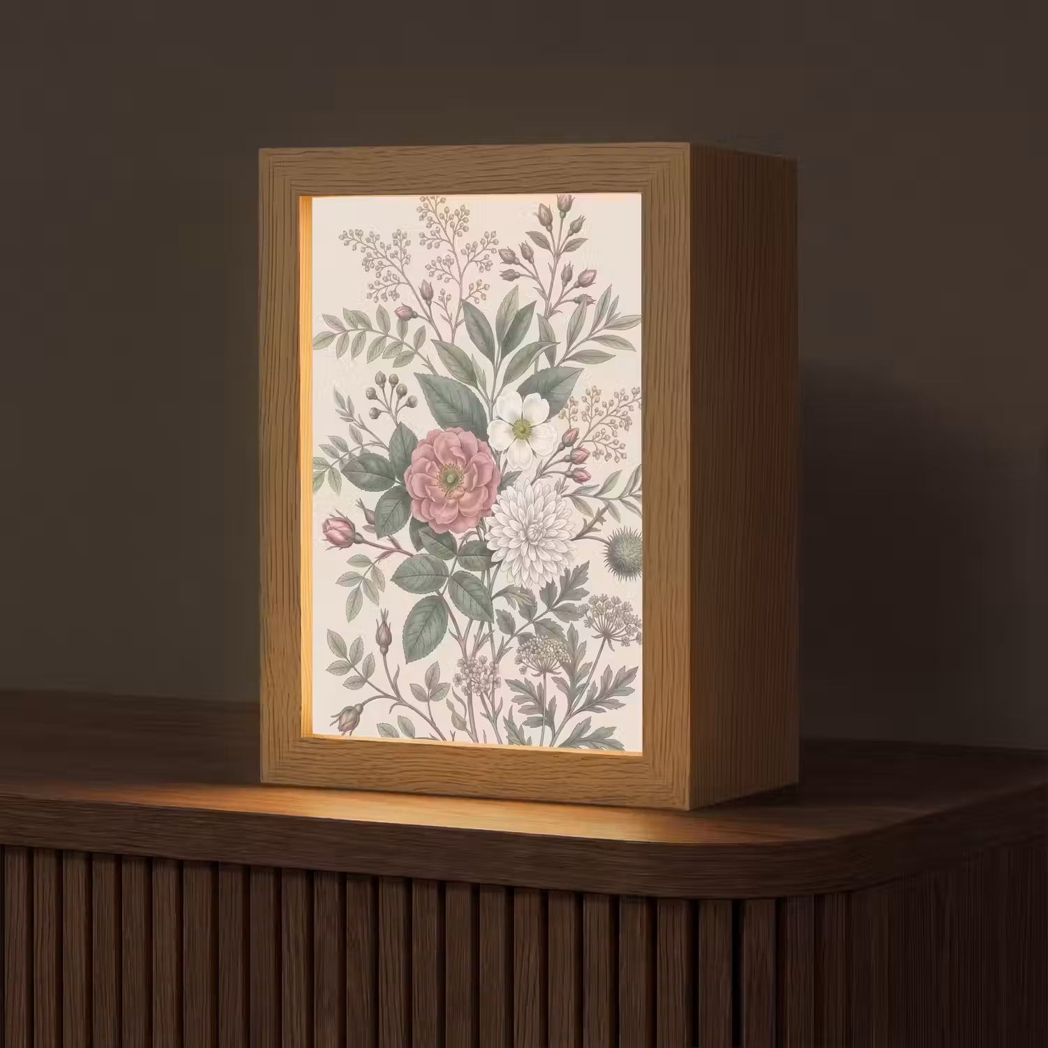 Romantisch - Design - Kleurrijk Light Box met kabel (Tafellamp) klein -z3d_website