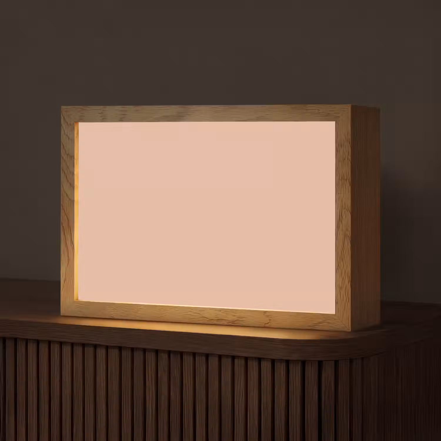 Blush - Terracotta - Nude Light Box met kabel (Tafellamp) klein 924 -z3d_website
