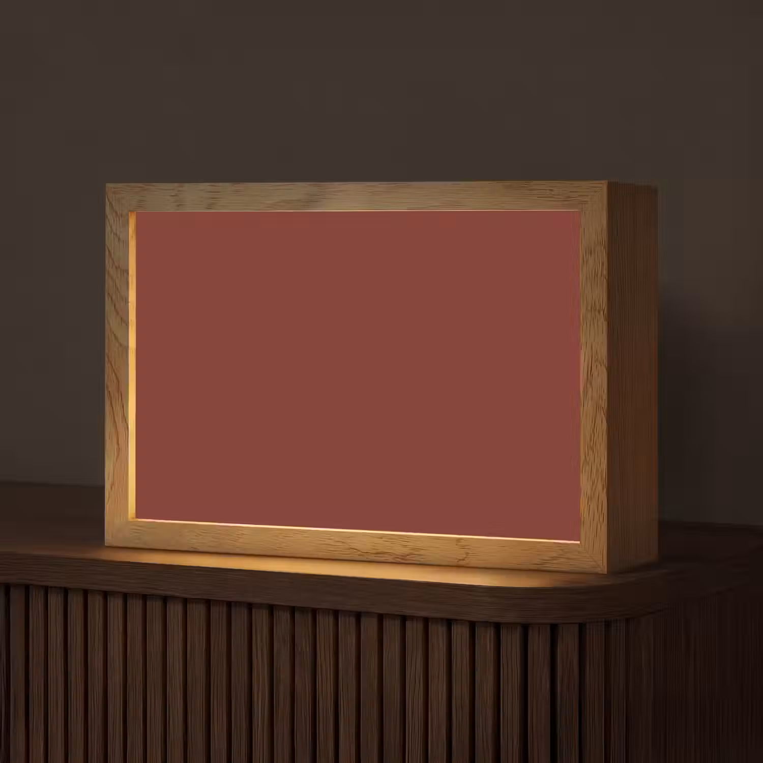Rustic - Terracotta - Rood Light Box met kabel (Tafellamp) klein 924 -z3d_website