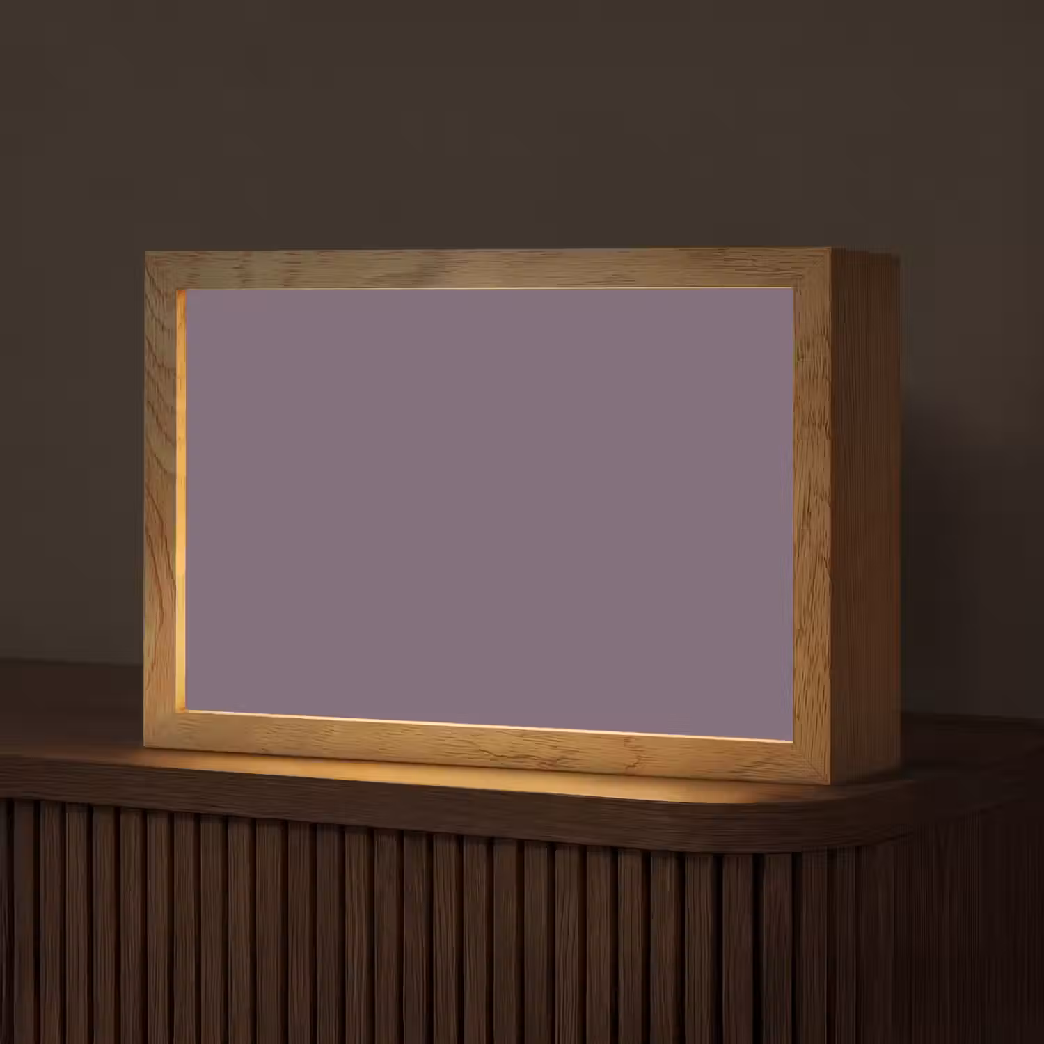 Velvet - Aubergine - Paars Light Box met kabel (Tafellamp) klein 924 -z3d_website