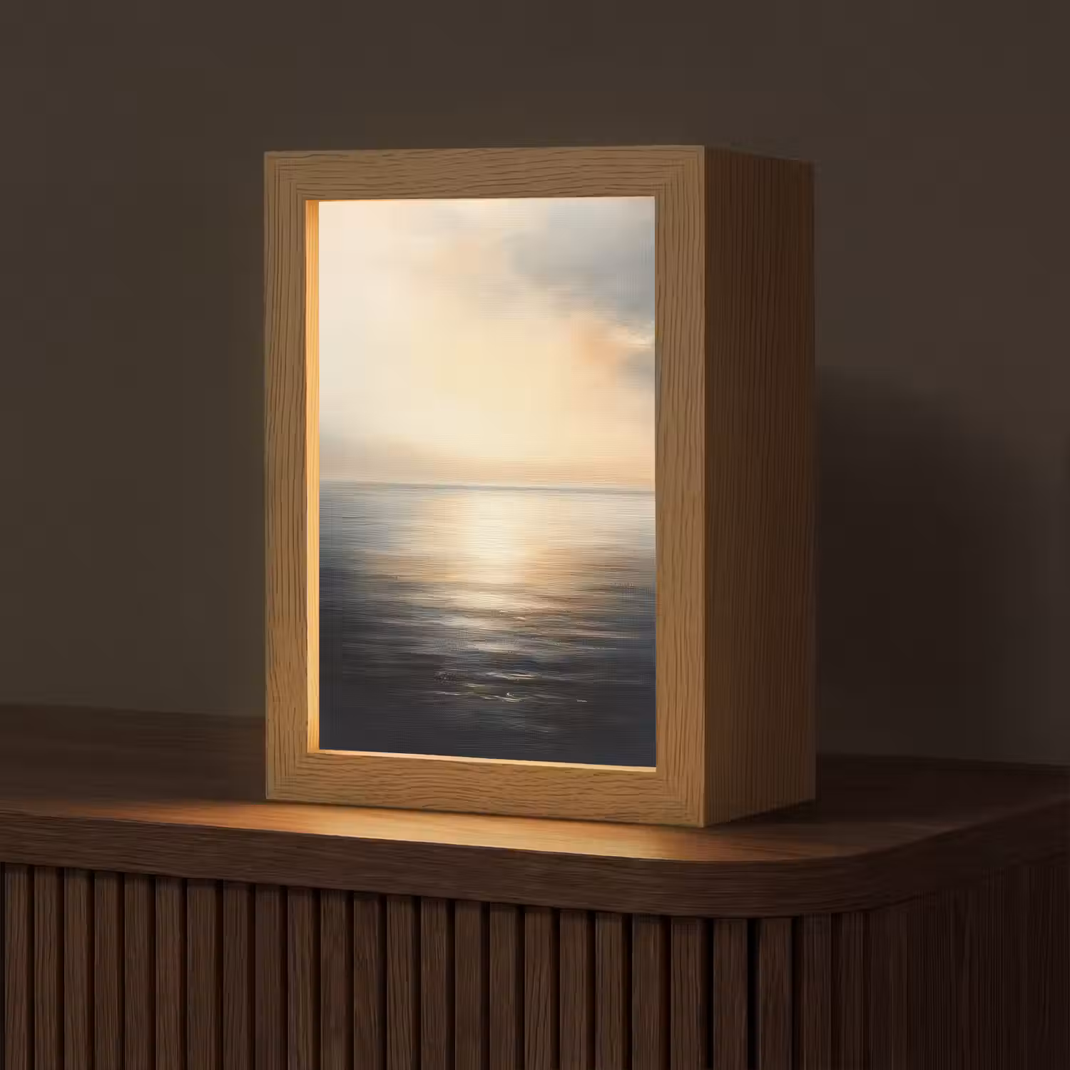Zon - Horizon - Zee Light Box met kabel (Tafellamp) klein -z3d_website