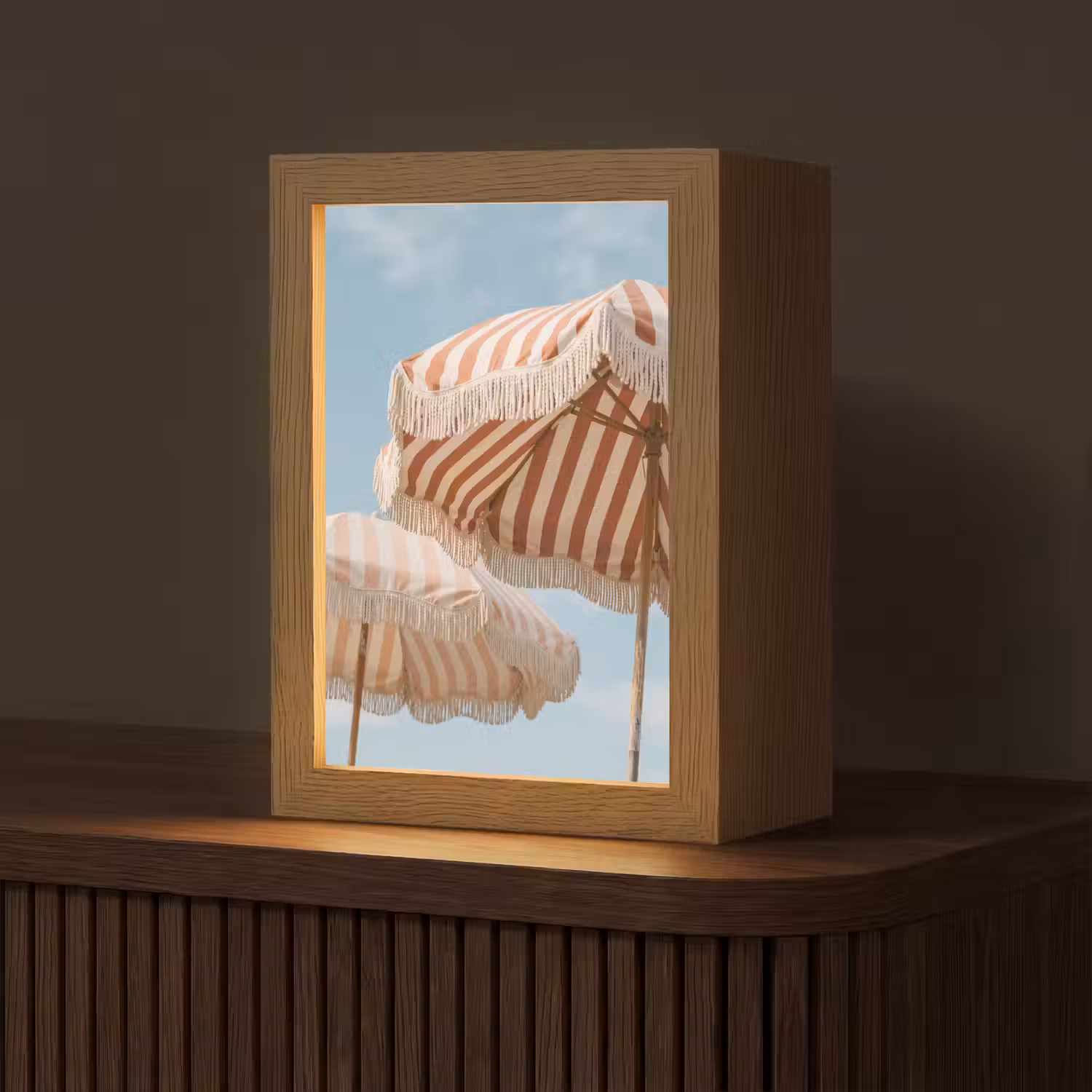 Parasol - Lucht - Rood Light Box met kabel (Tafellamp) klein -z3d_website