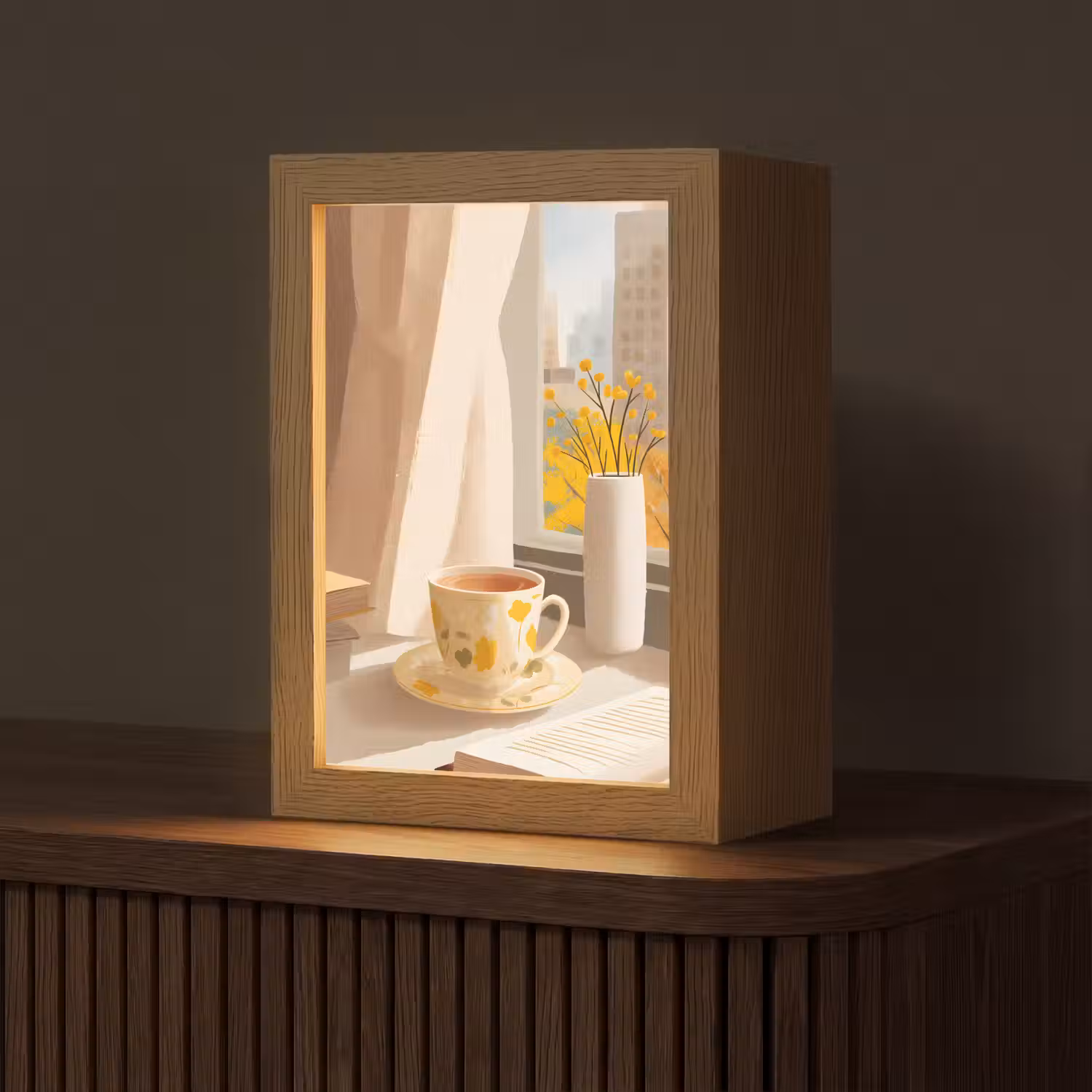 Thee - Boek - Thee - Herfst Light Box met kabel (Tafellamp) klein -z3d_website