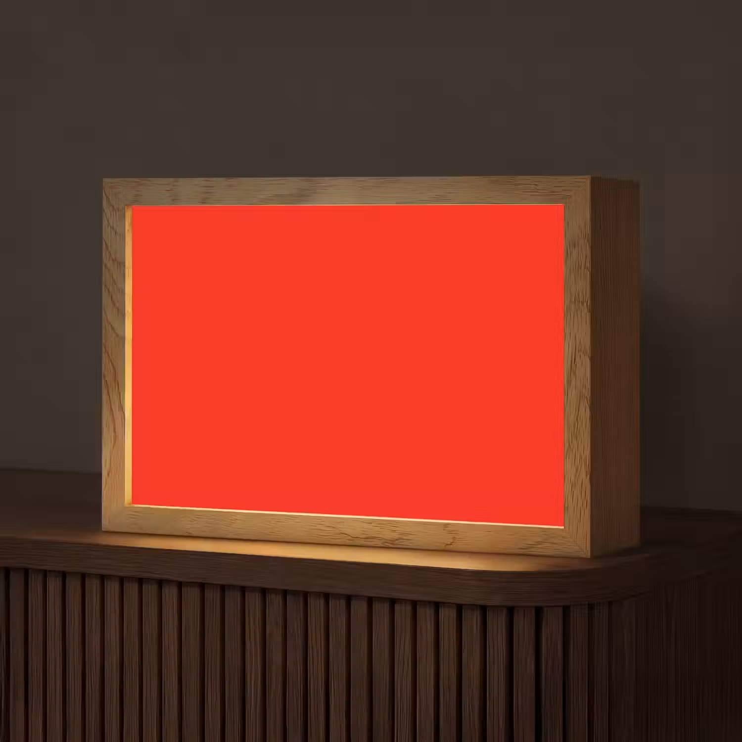 Vibrant - Vermilion - Rood Light Box met kabel (Tafellamp) klein 924 -z3d_website