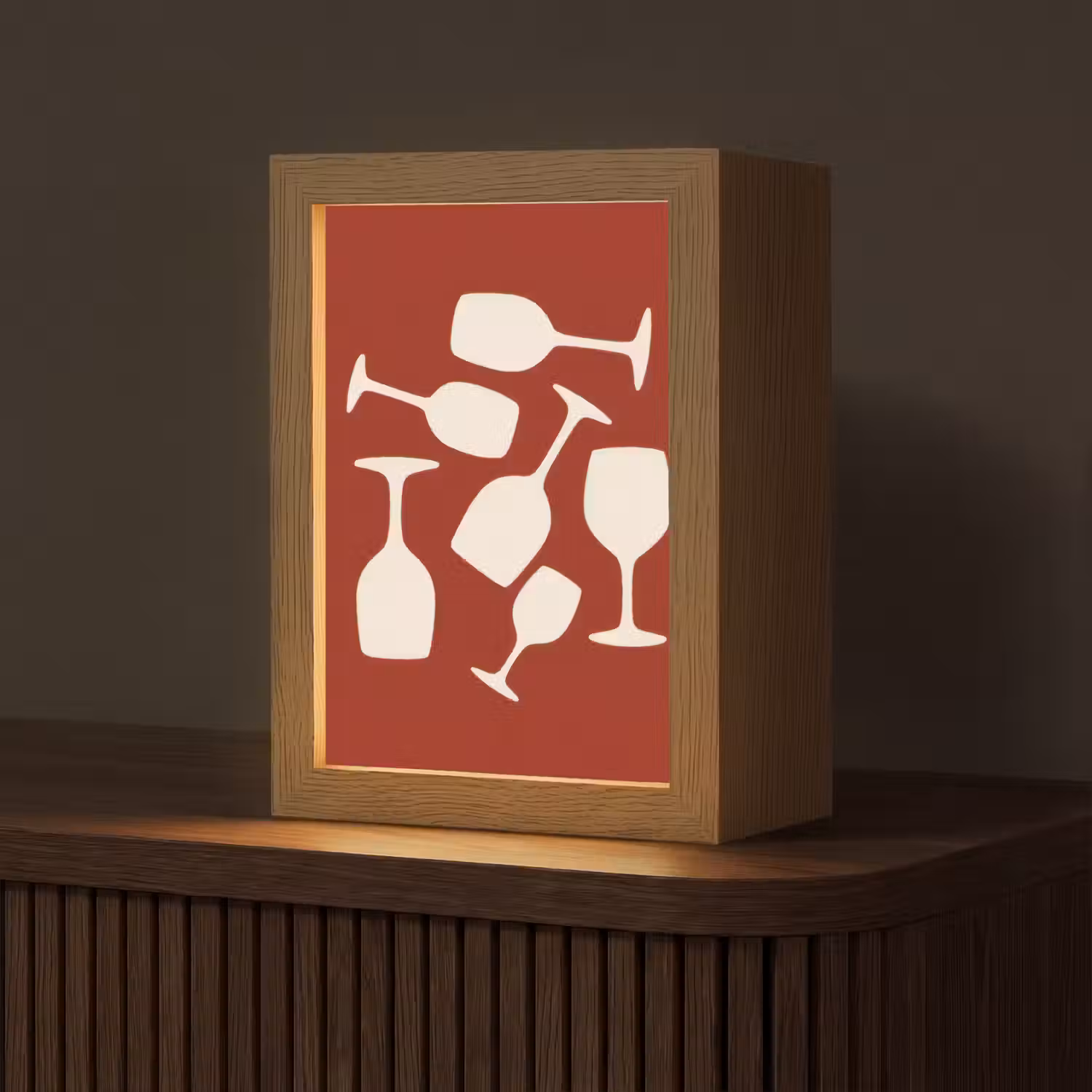 Wijnglazen - Silhouetten - Wit Light Box met kabel (Tafellamp) klein -z3d_website