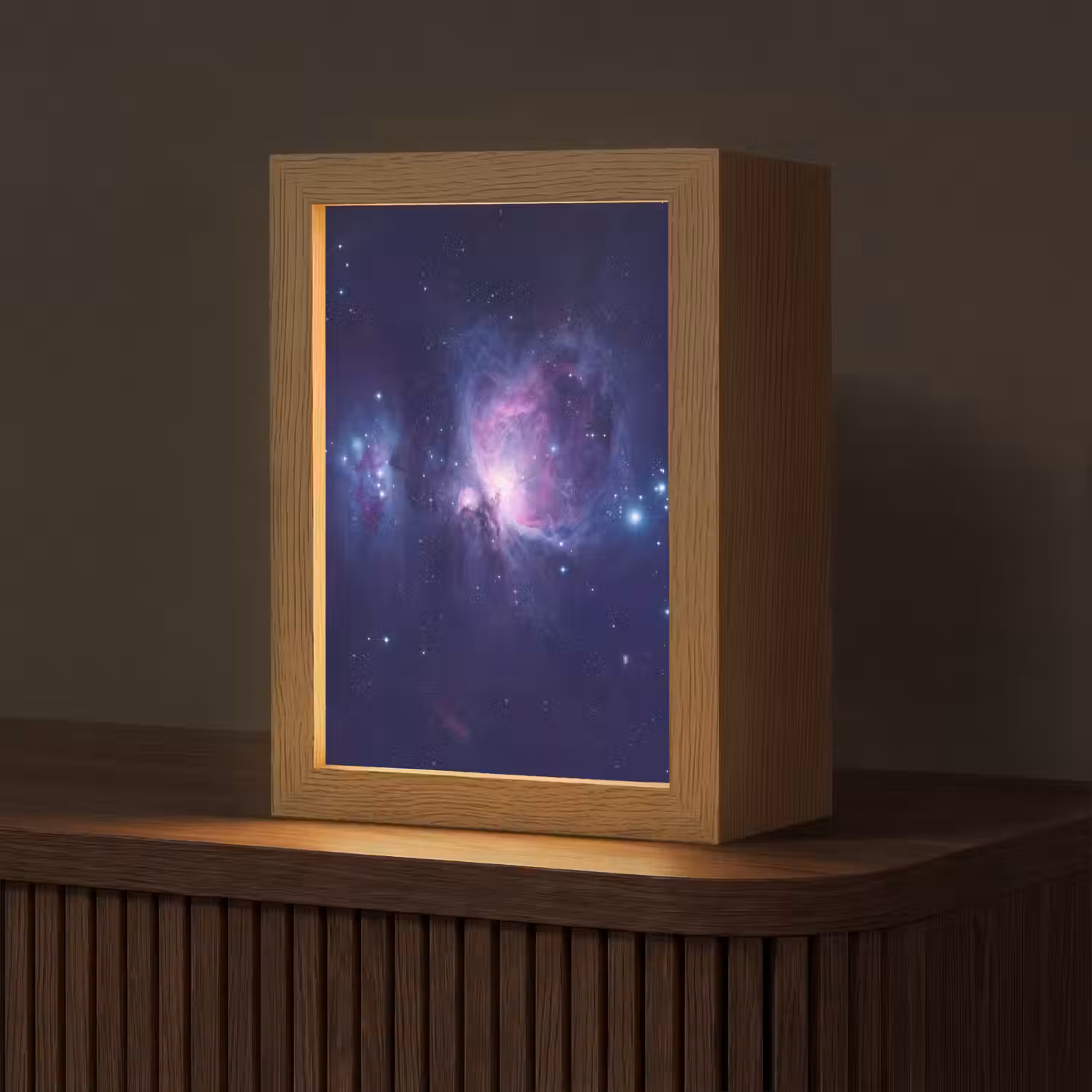 Ruimte - Sterren - Kleurrijk Light Box met kabel (Tafellamp) klein -z3d_website