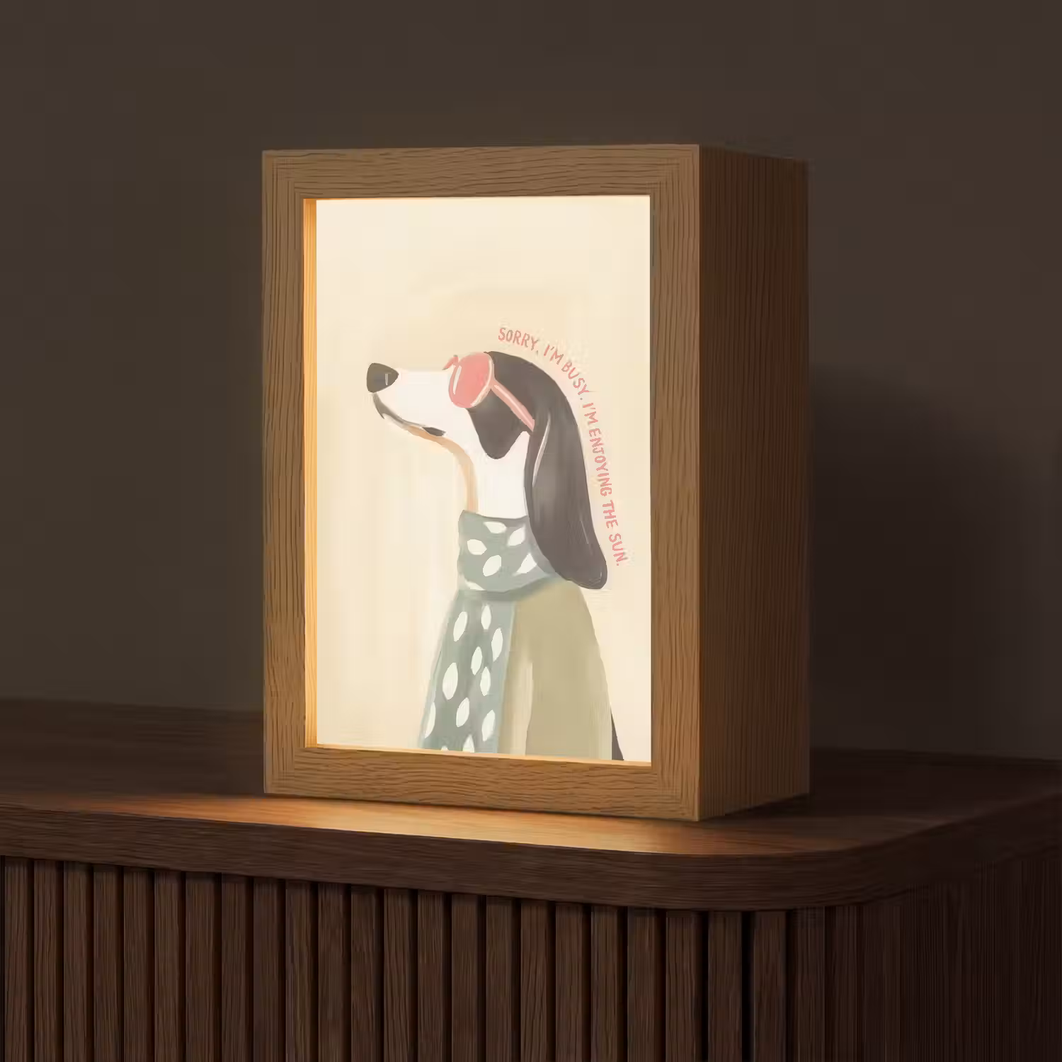 Quote - Hond - Zonnebril Light Box met kabel (Tafellamp) klein -z3d_website
