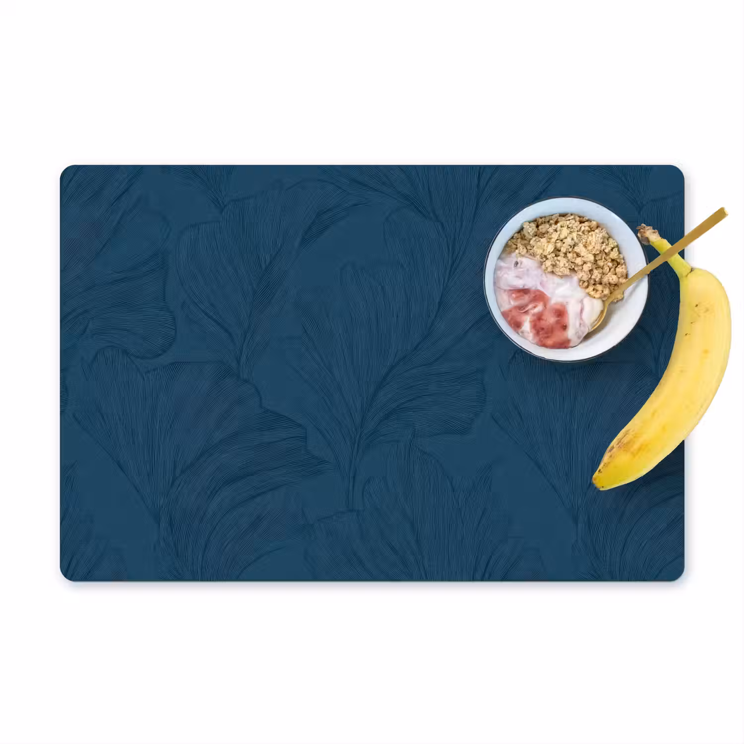 Abstract - Patroon - Donkerblauw - Elegant Placemat vinyl groot 368 -zzzproduct_Kitchenyeah-website