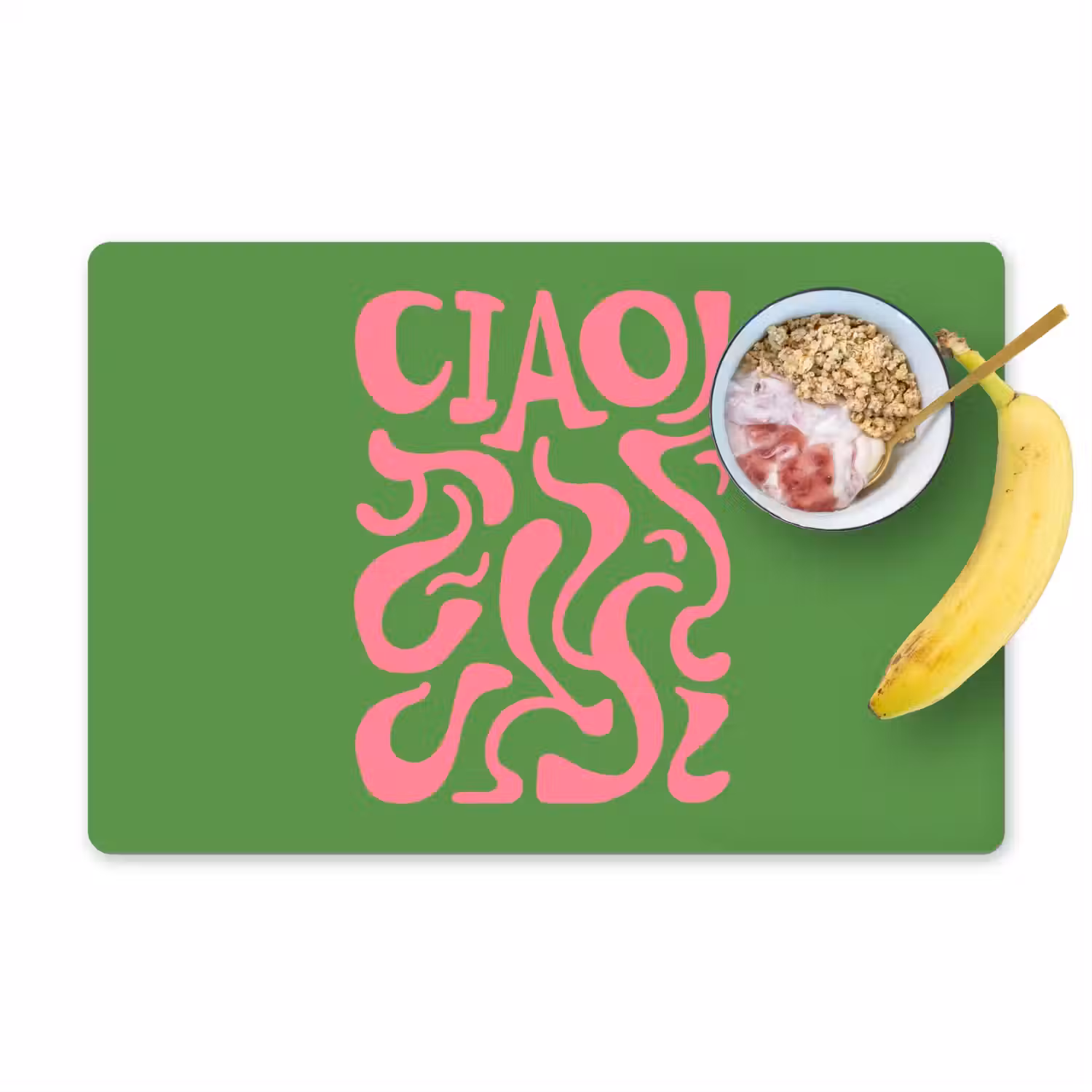 Abstract - Roze - Ciao - Vormen Placemat vinyl groot -zzzproduct_Kitchenyeah-website