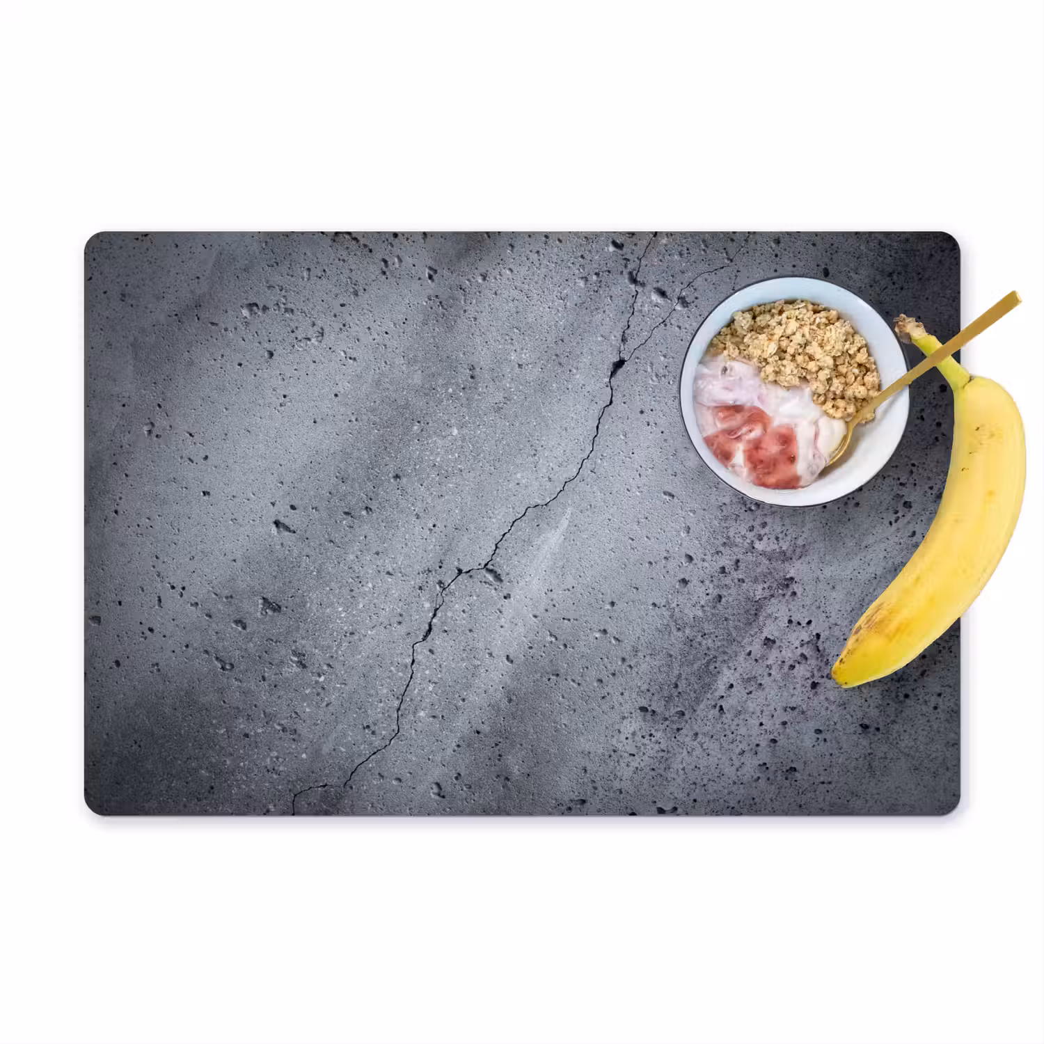 Beton - Grijs - Scheur Placemat vinyl groot -zzzproduct_Kitchenyeah-website