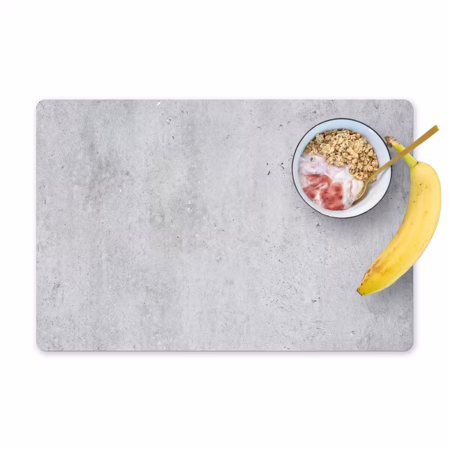 Beton - Textuur - Achtergrond - Grijs - Industrieel Placemat vinyl groot -zzzproduct_Kitchenyeah-website