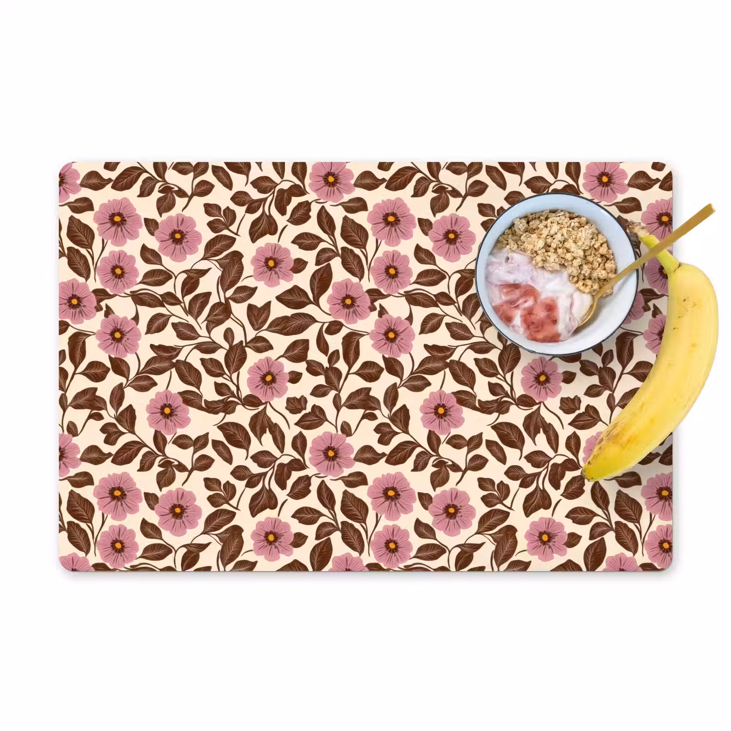 Bloemen - Bladeren - Kleurrijk Placemat vinyl groot 368 -zzzproduct_Kitchenyeah-website